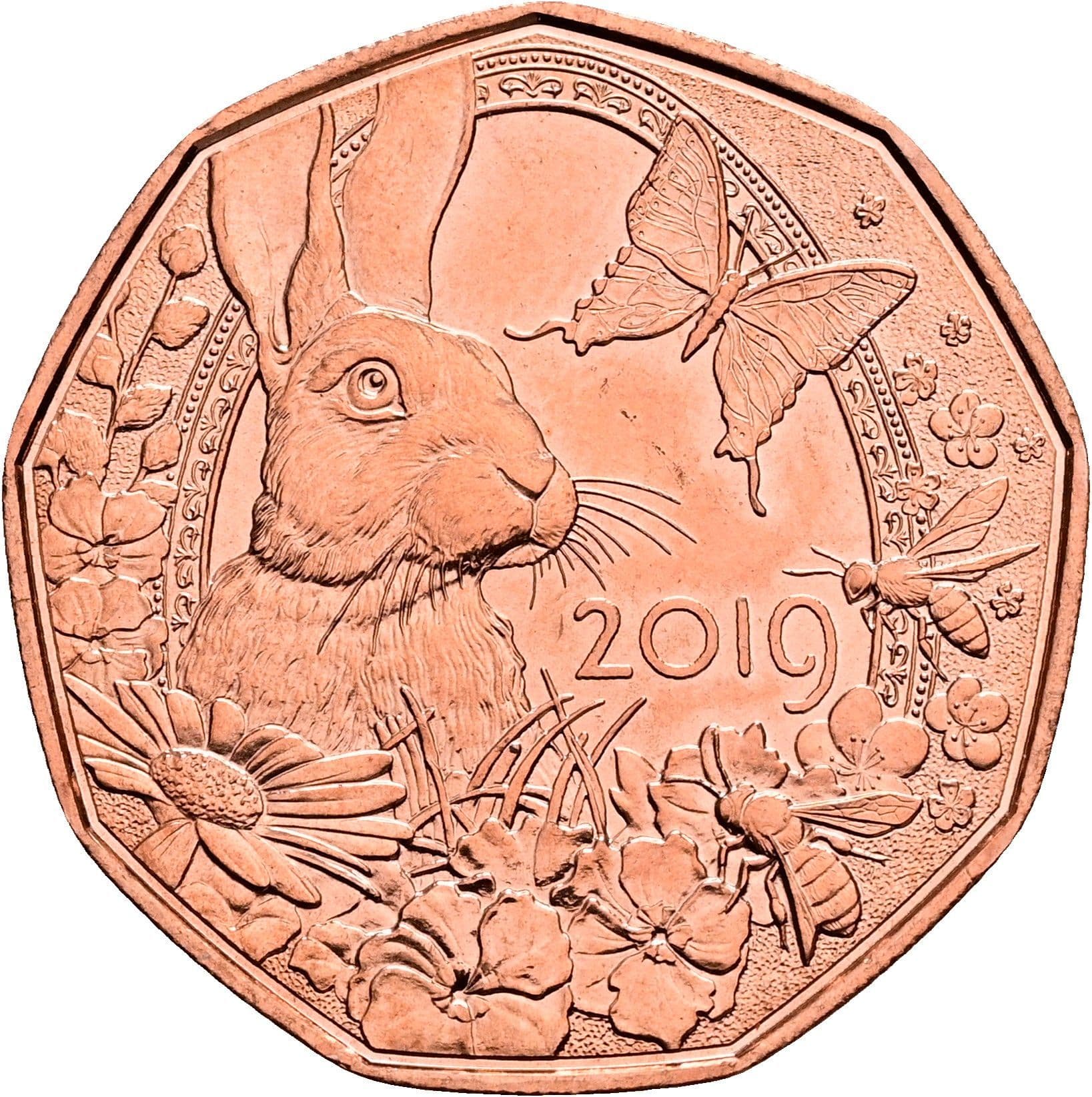 5 Euro 2019 – Rückseite