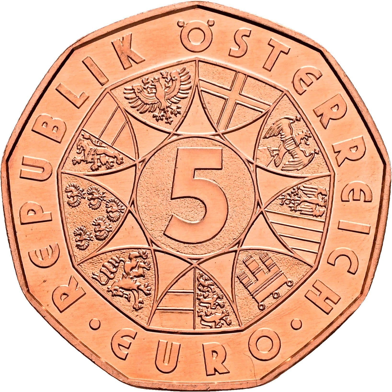 5 Euro 2019 – Vorderseite