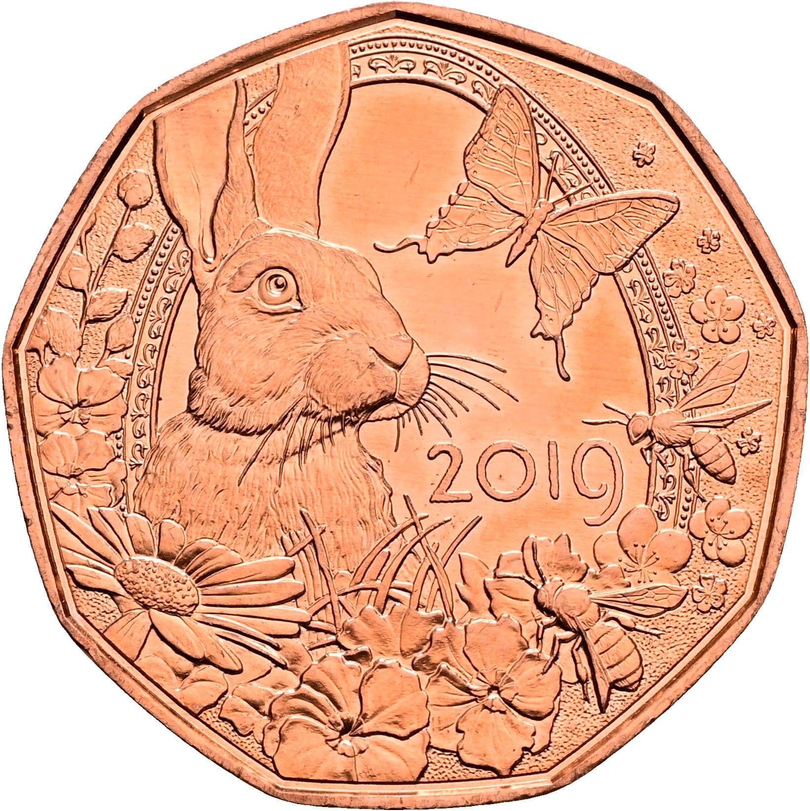 5 Euro 2019 – Rückseite