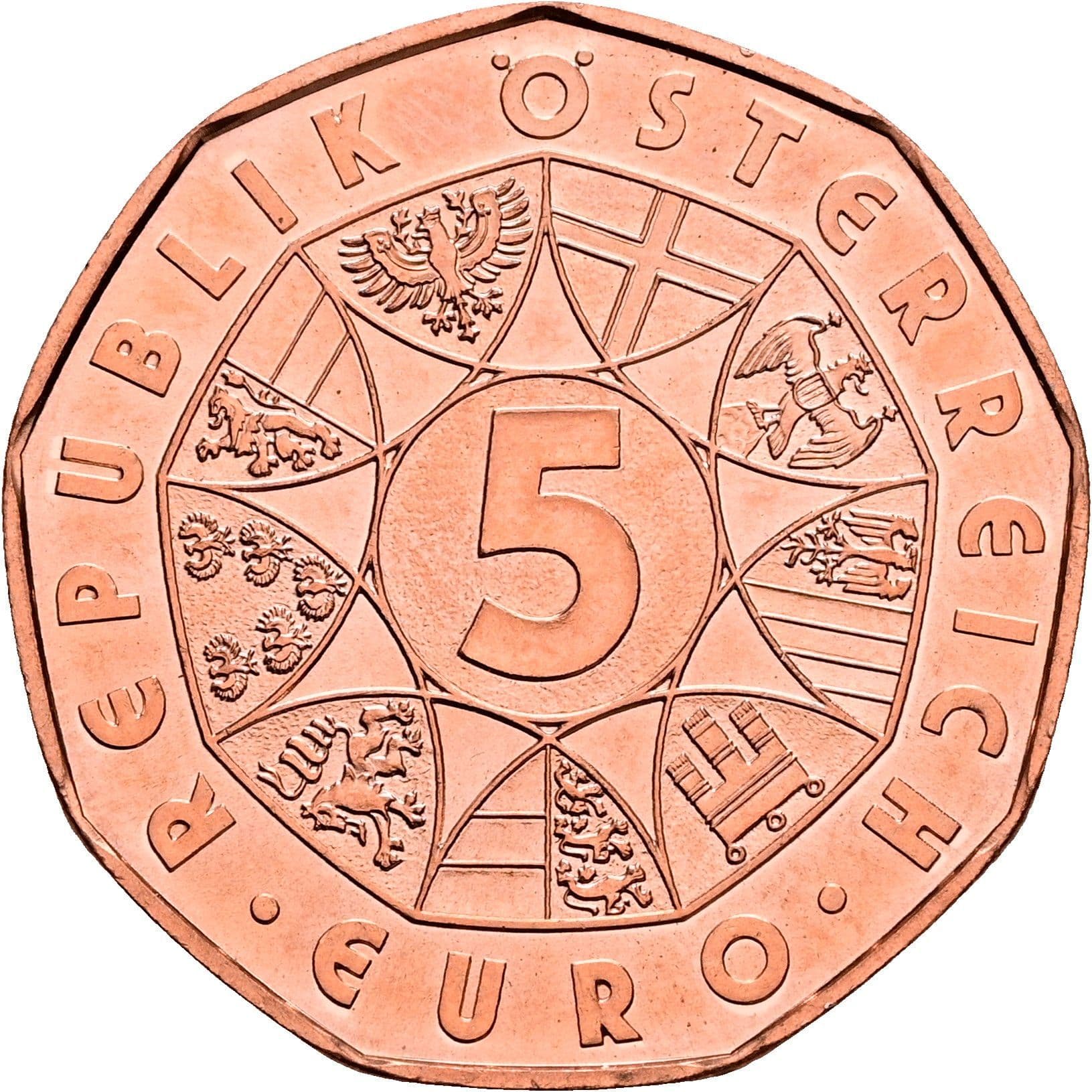 5 Euro 2015 – Vorderseite