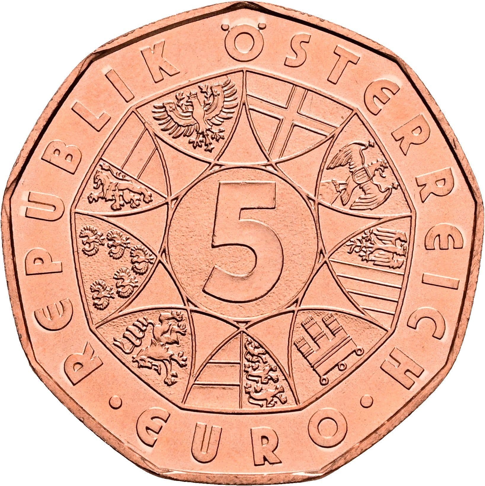 5 Euro 2015 – Vorderseite