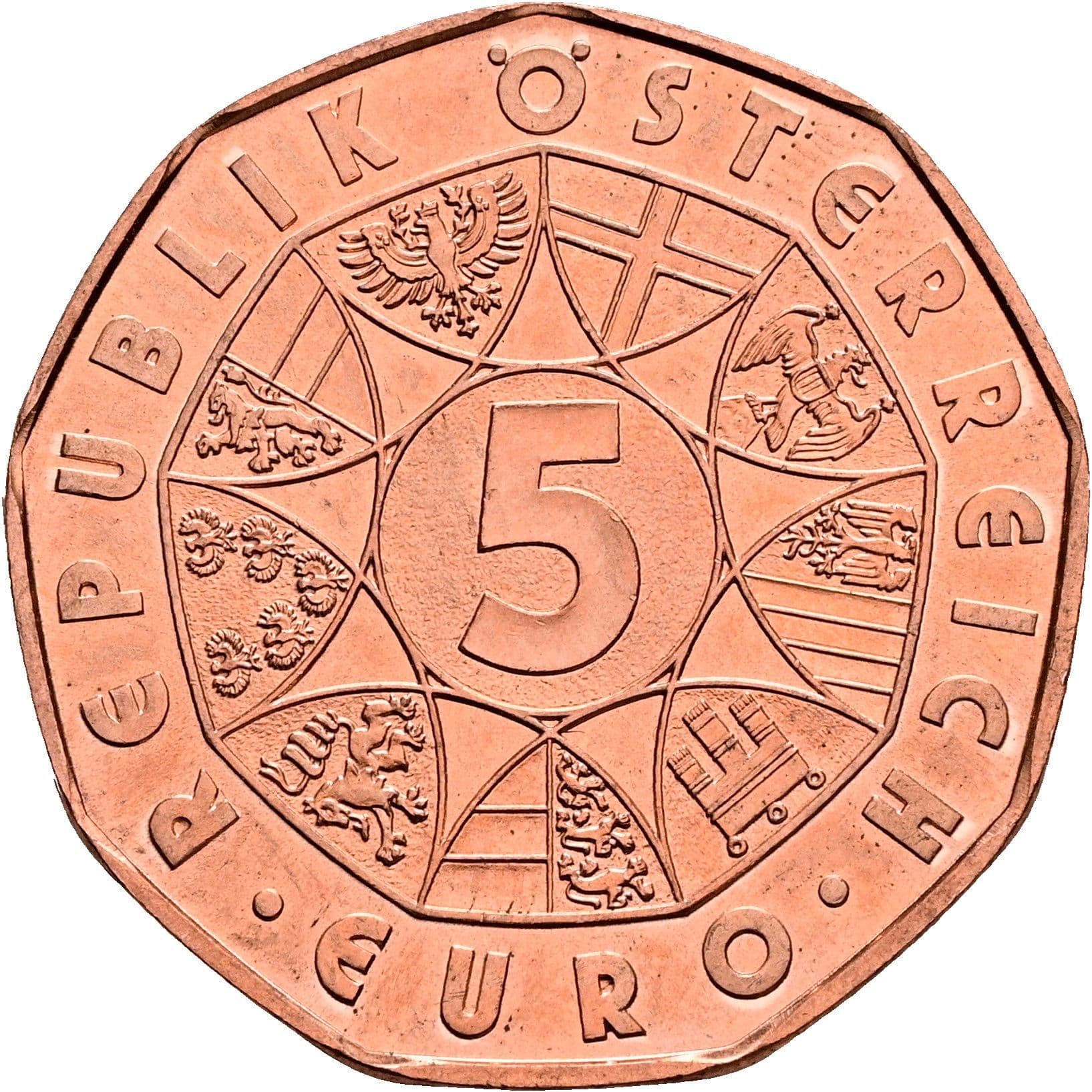 5 Euro 2015 – Vorderseite