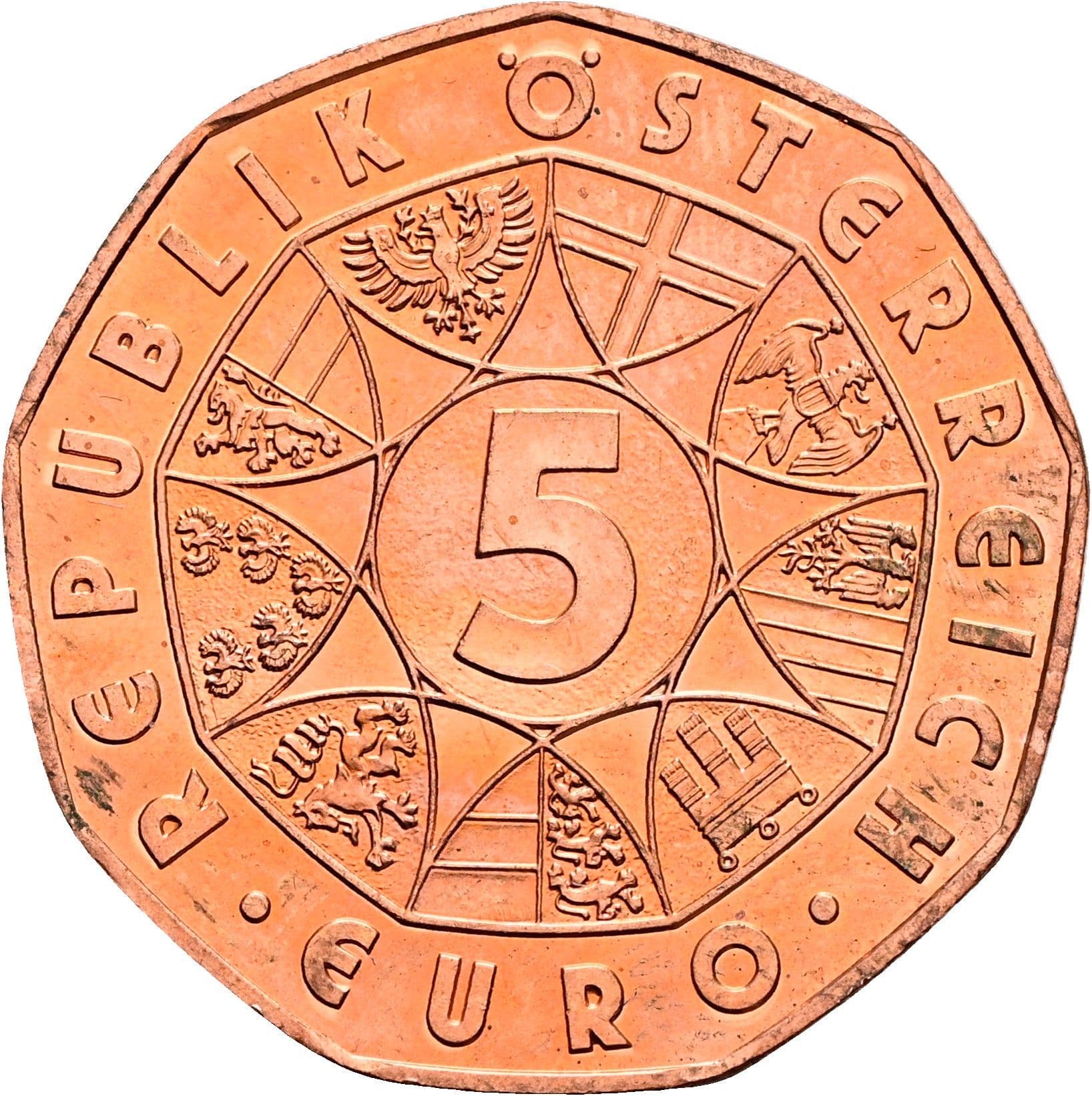 5 Euro 2014 – Vorderseite