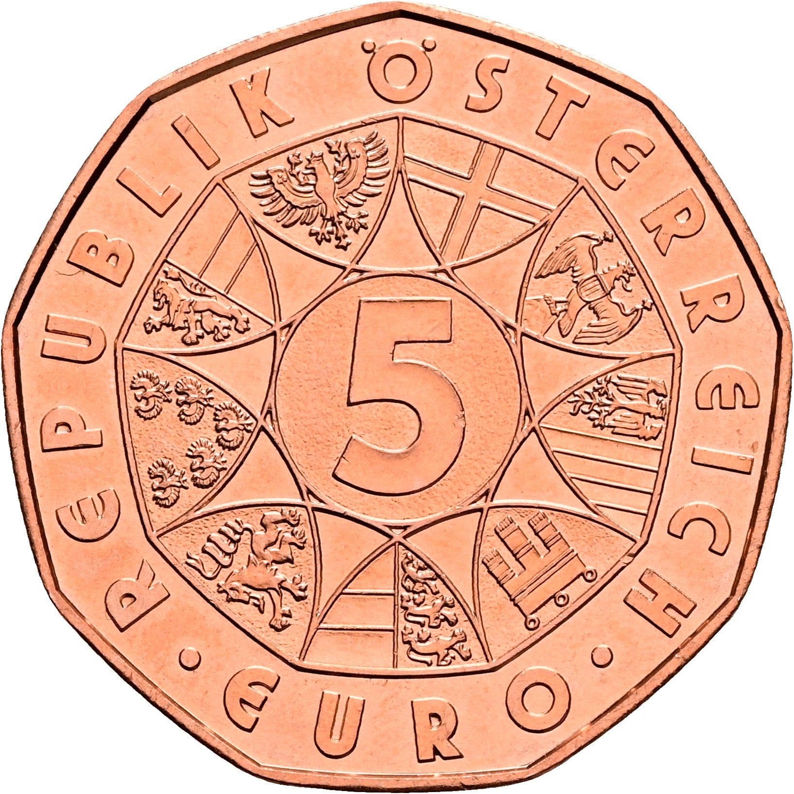 5 Euro 2017 – Vorderseite