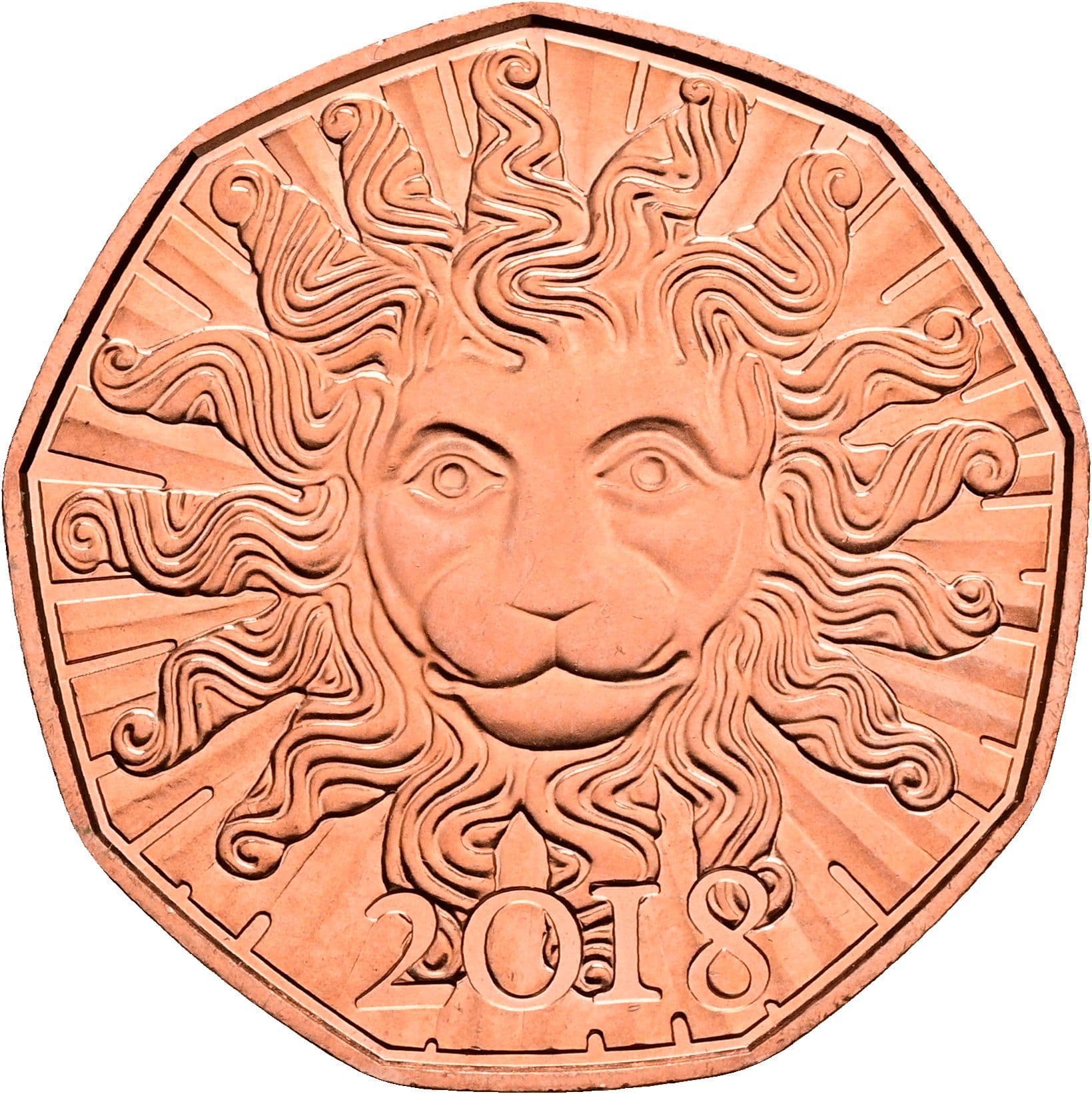 5 Euro 2017 – Rückseite