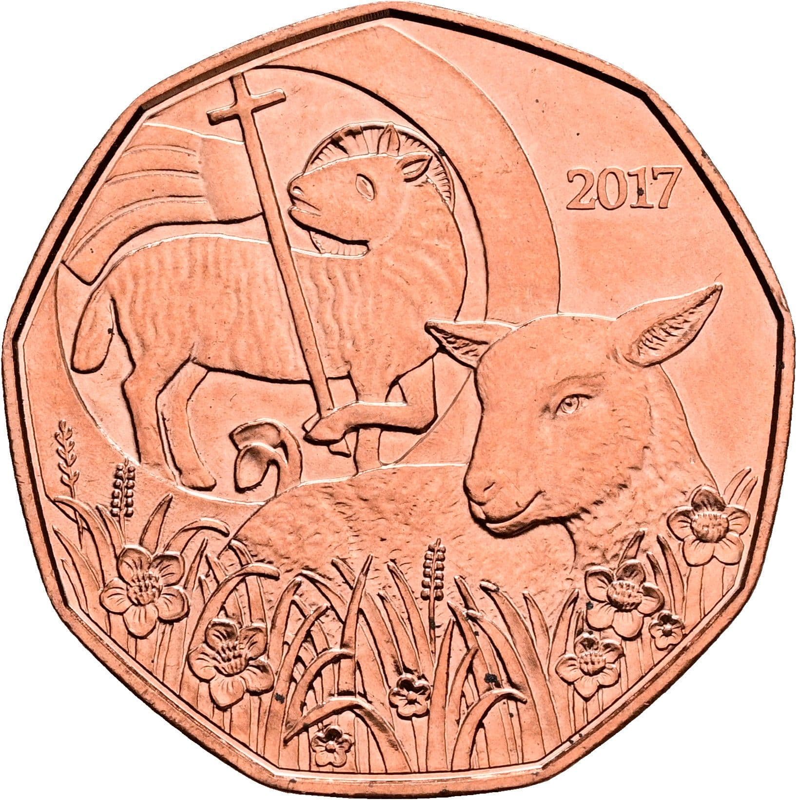 5 Euro 2017 – Rückseite