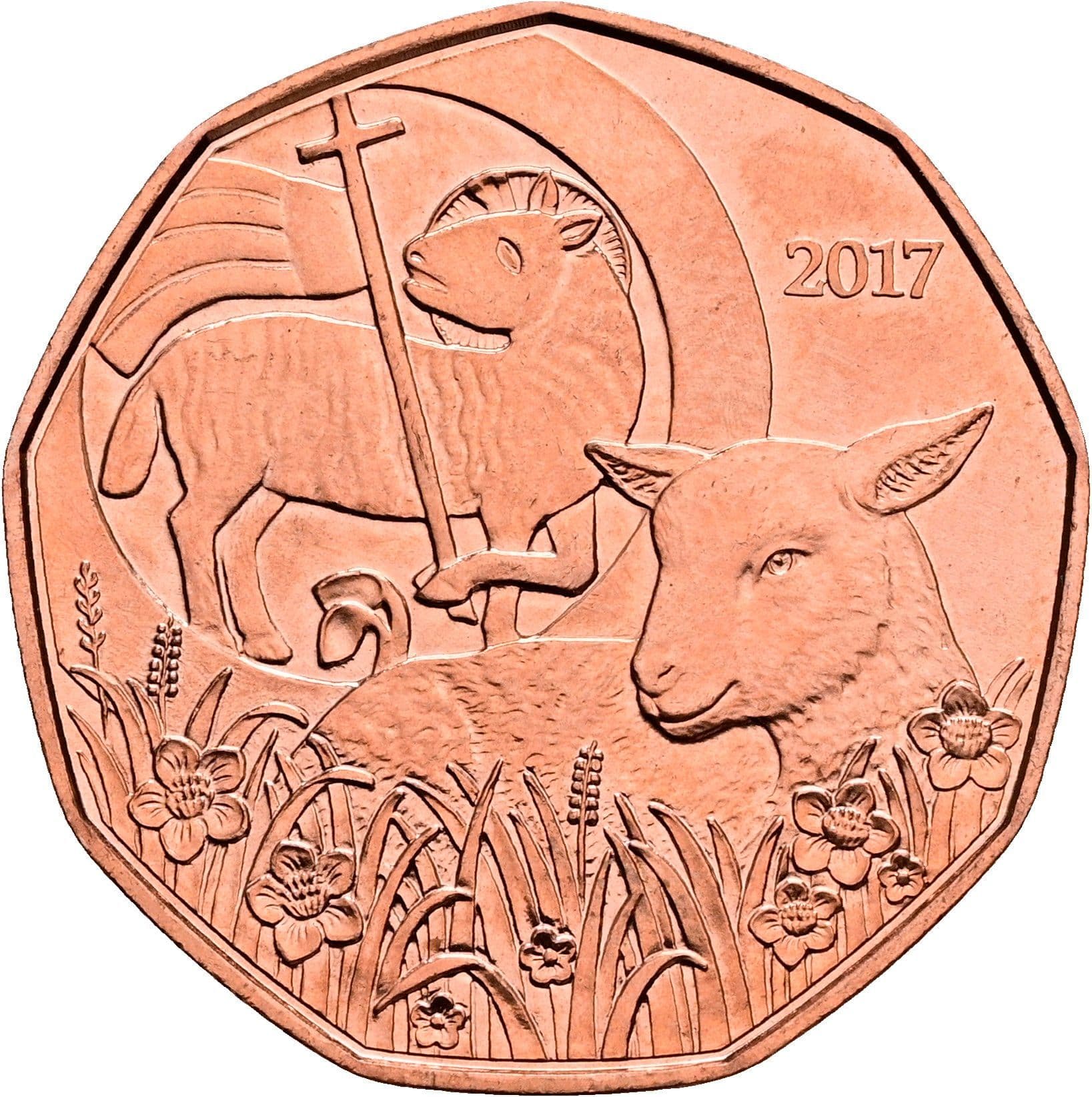 5 Euro 2017 – Rückseite