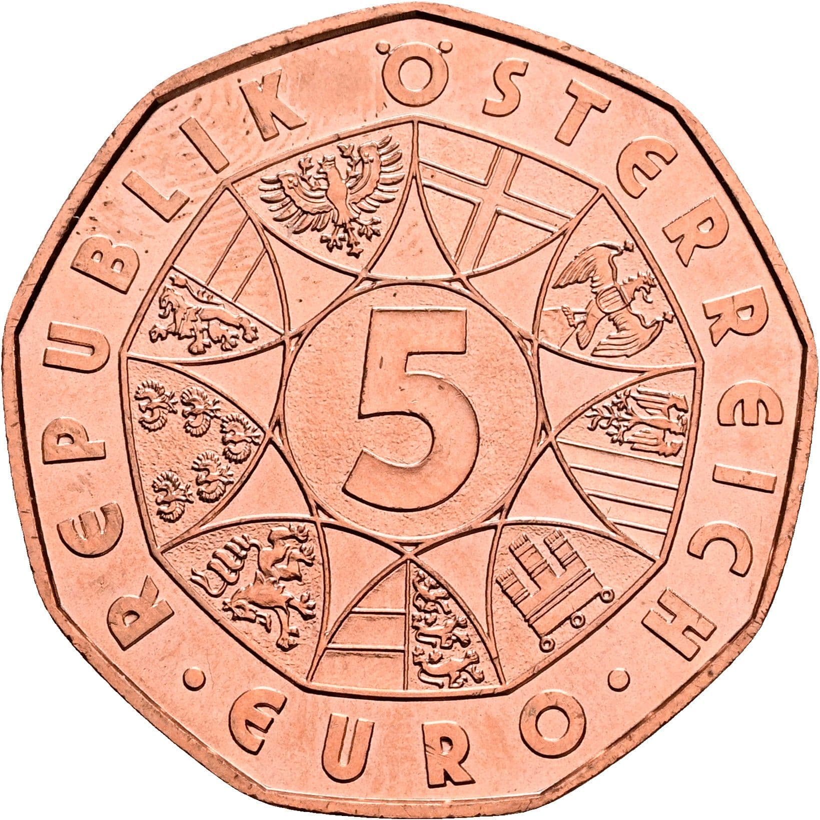 5 Euro 2017 – Vorderseite