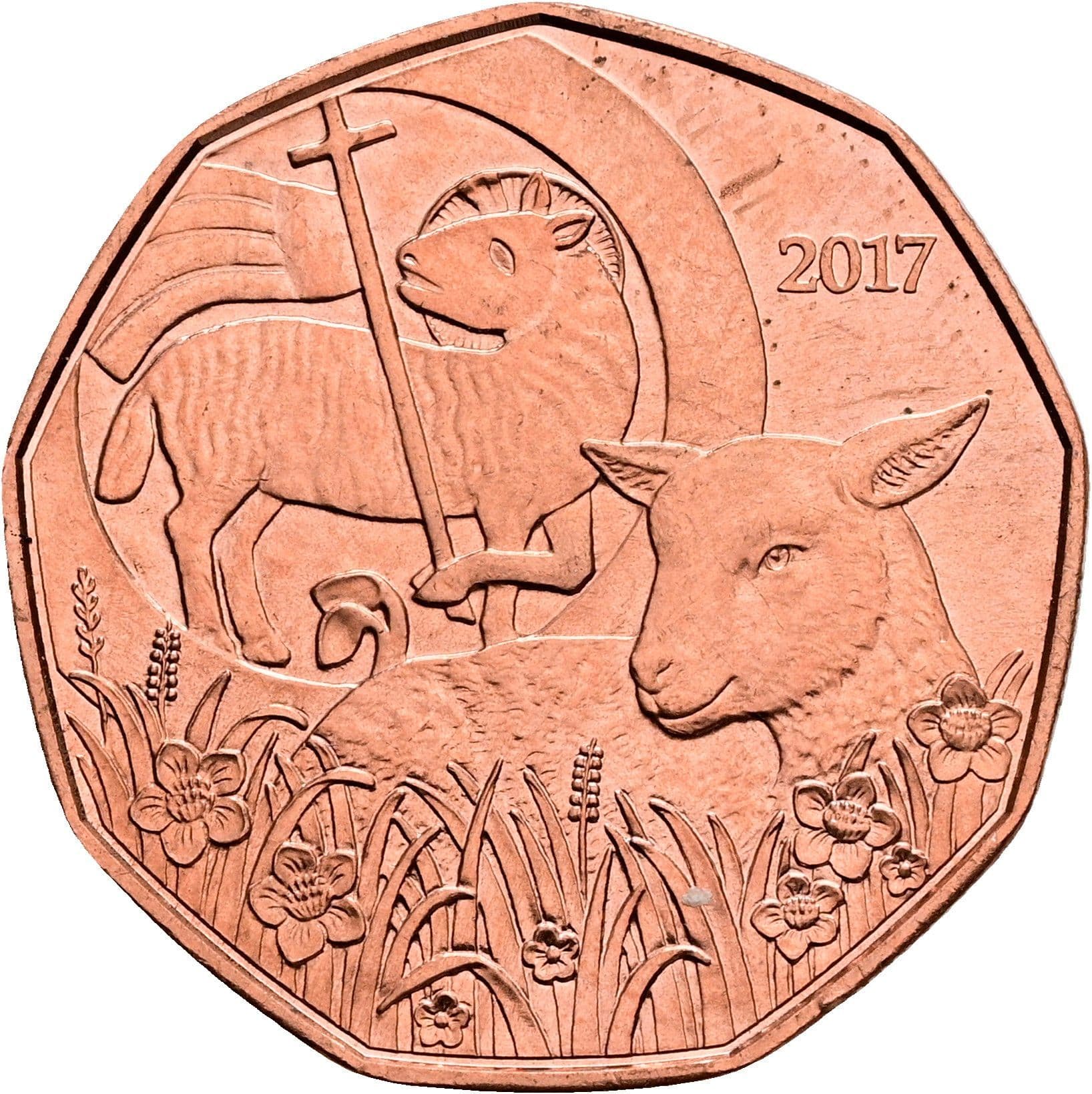 5 Euro 2017 – Rückseite