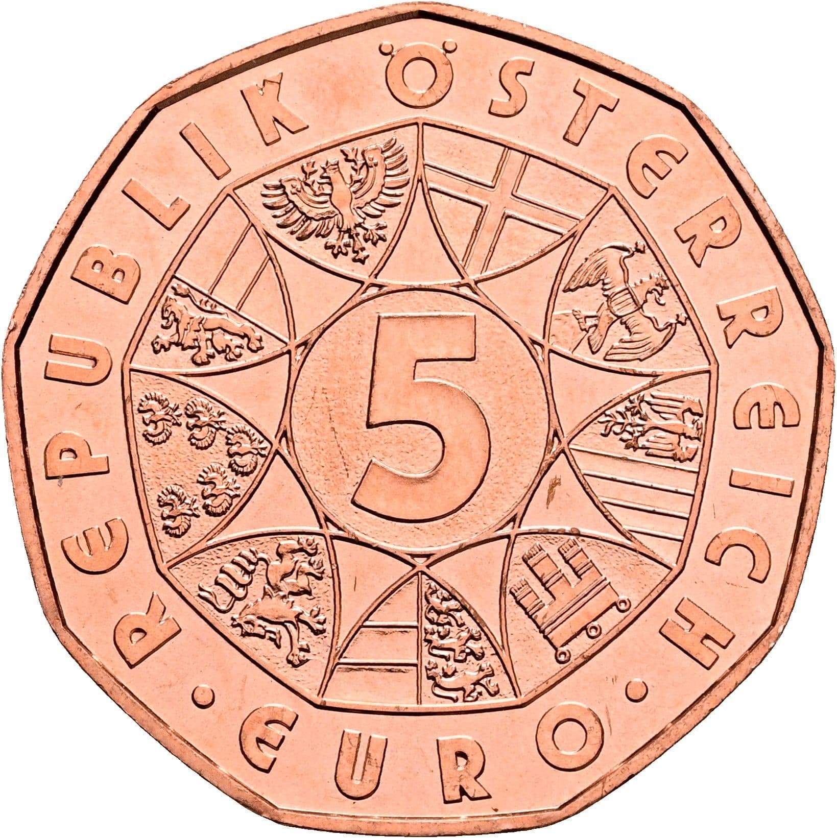 5 Euro 2017 – Vorderseite