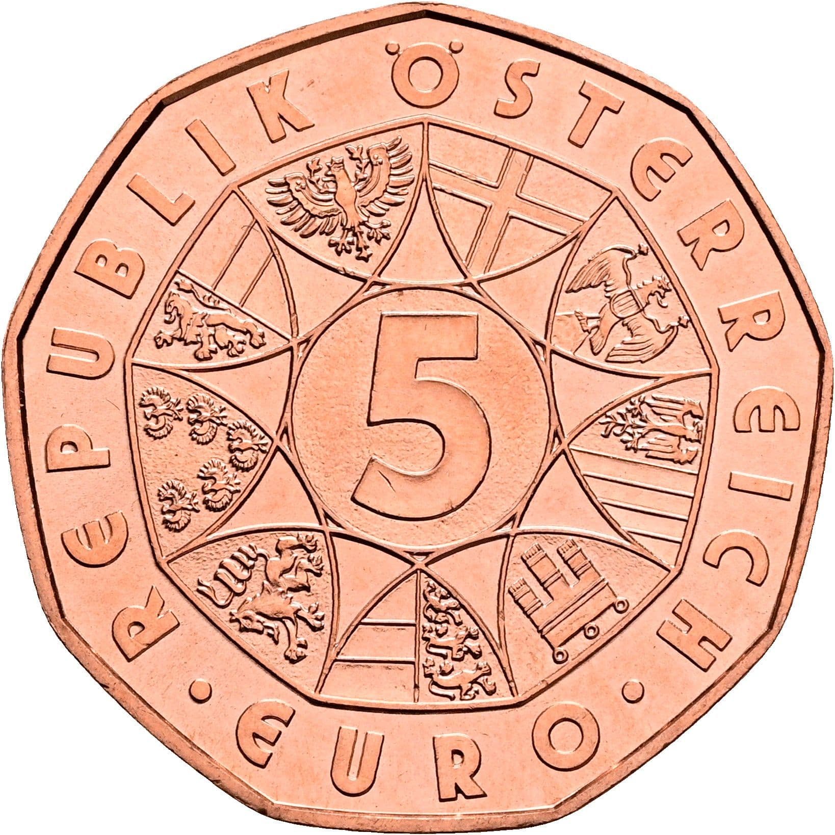 5 Euro 2017 – Vorderseite