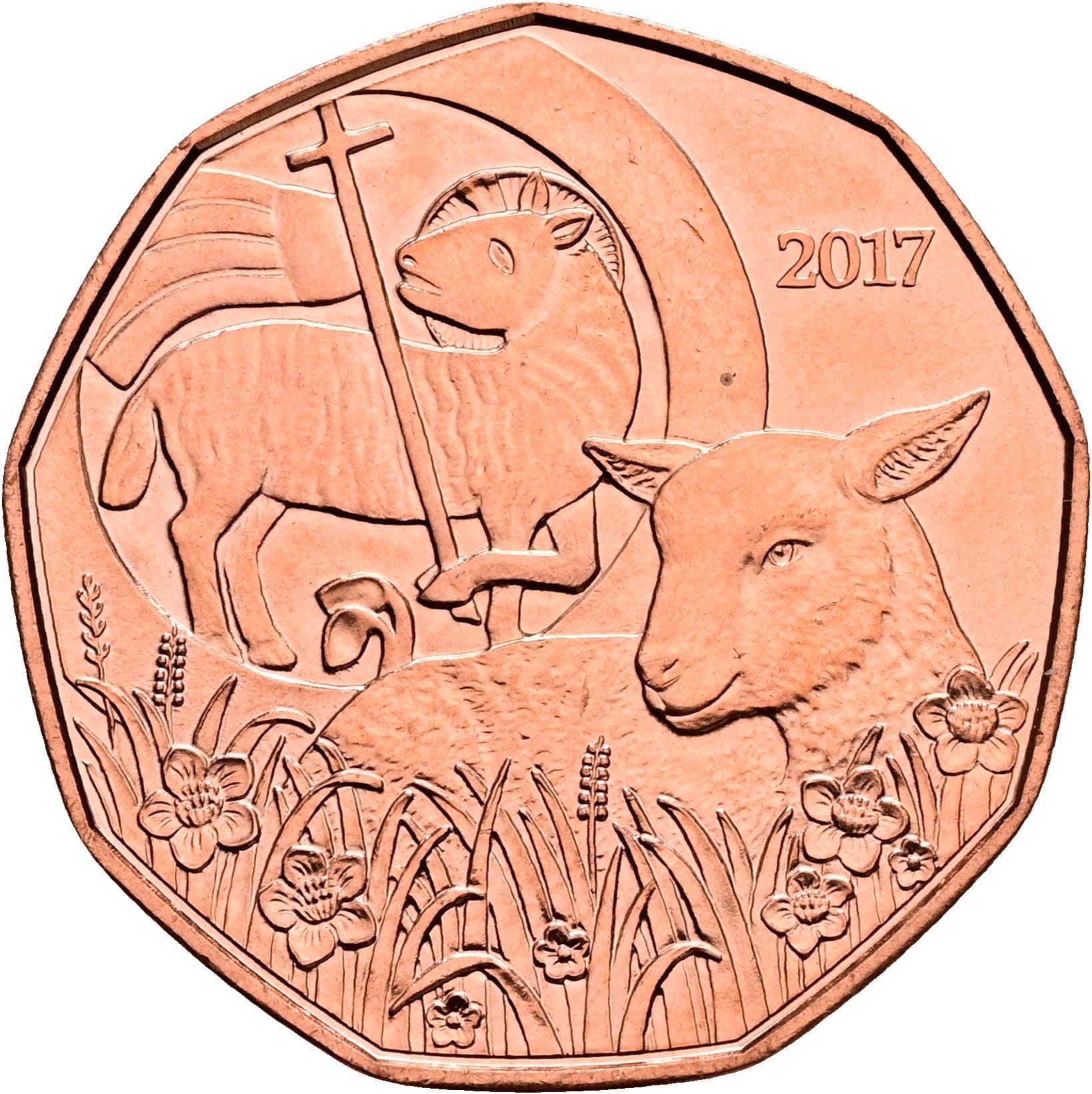 5 Euro 2017 – Rückseite