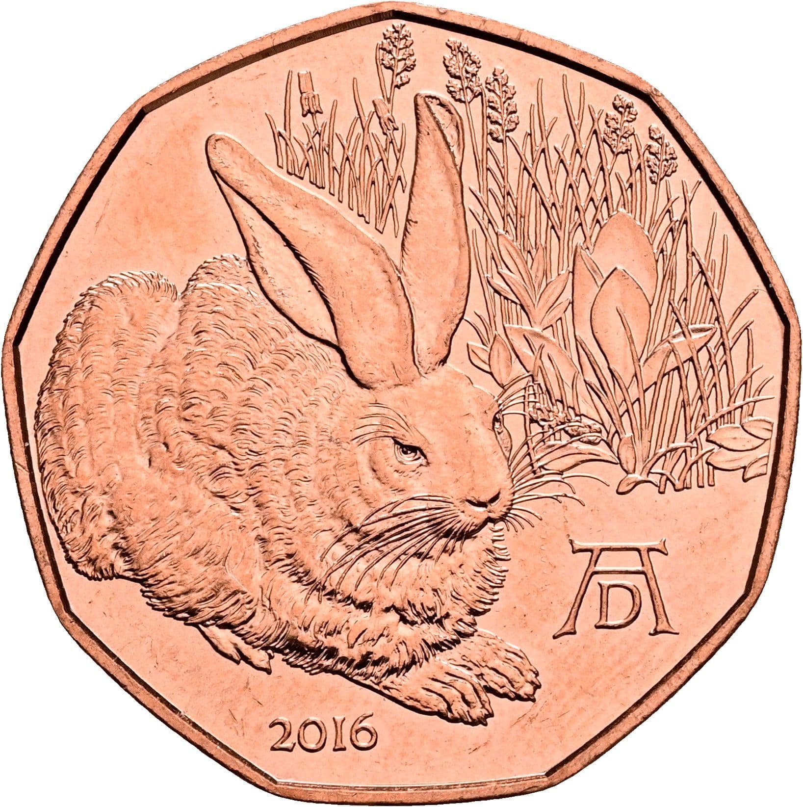 5 Euro 2016 – Rückseite