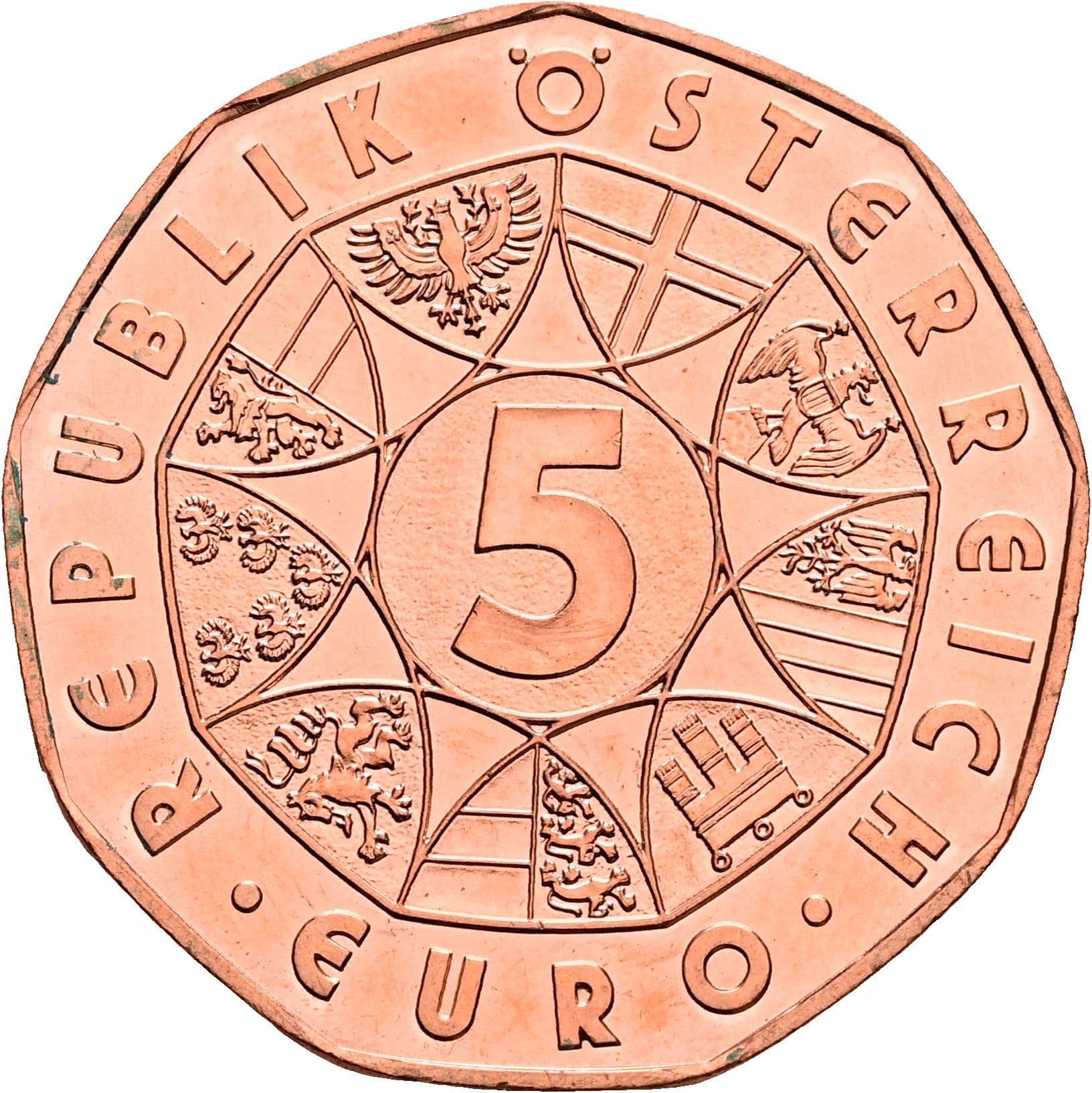 5 Euro 2014 – Vorderseite