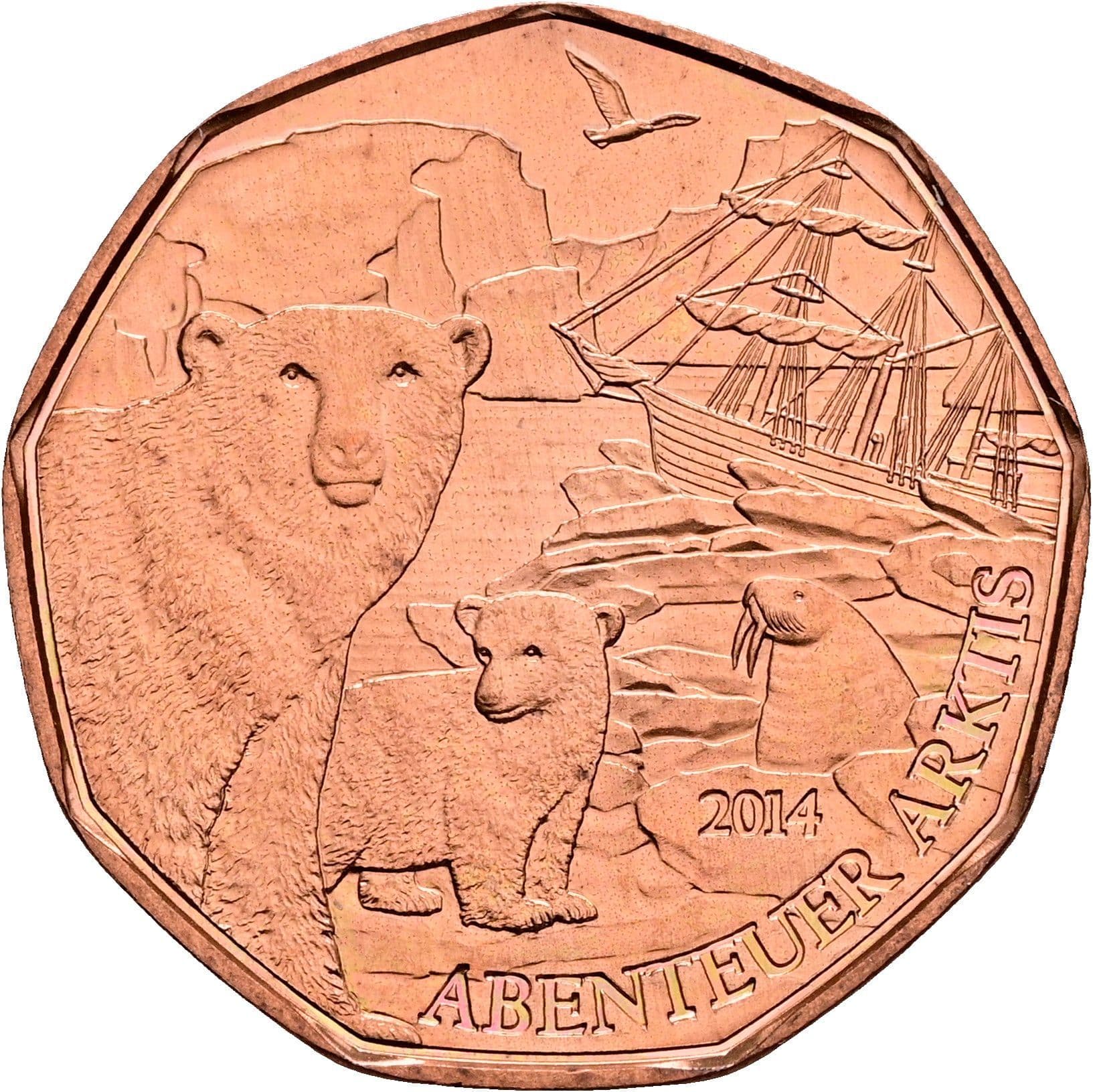5 Euro 2014 – Rückseite