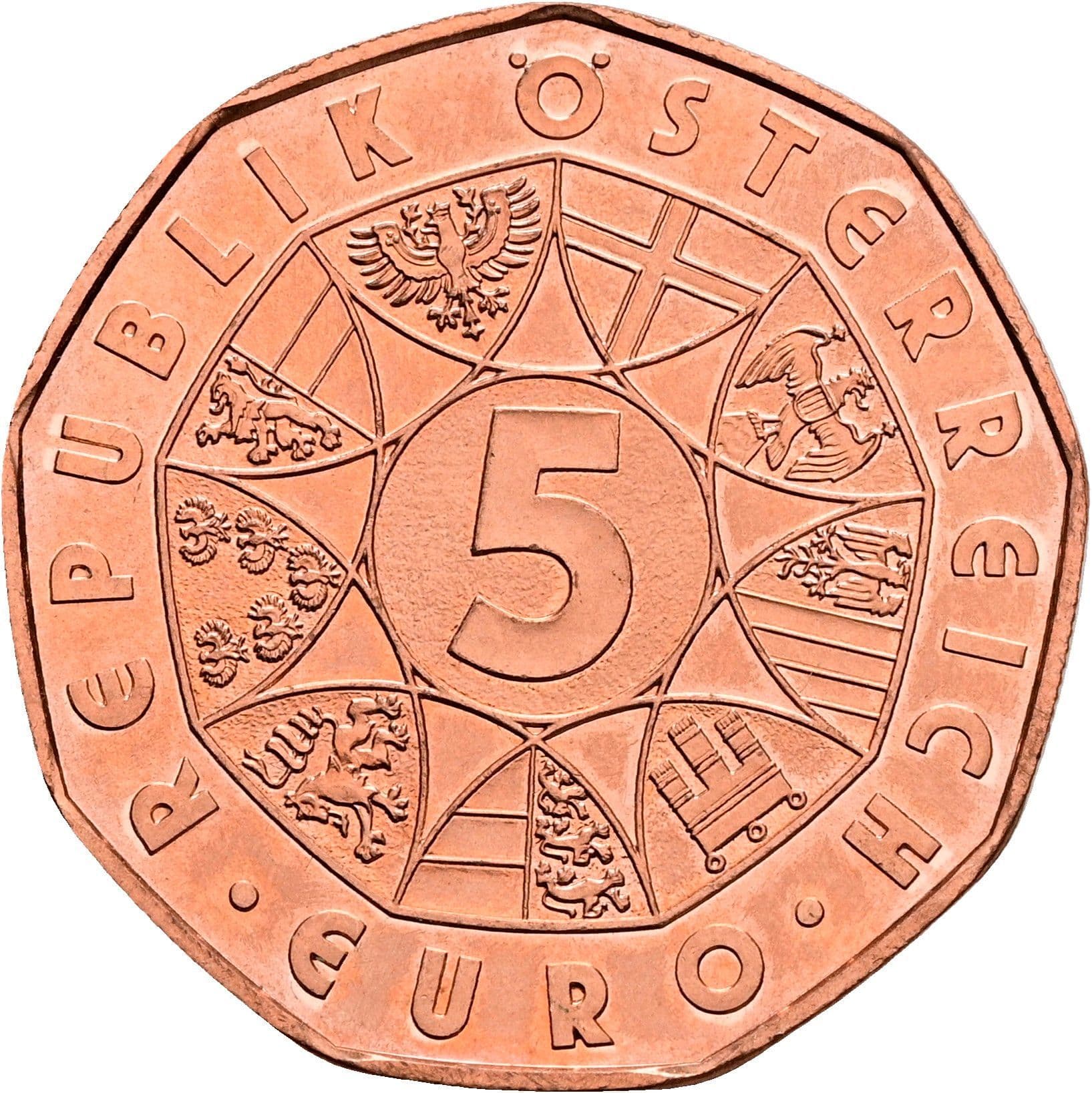 5 Euro 2015 – Vorderseite