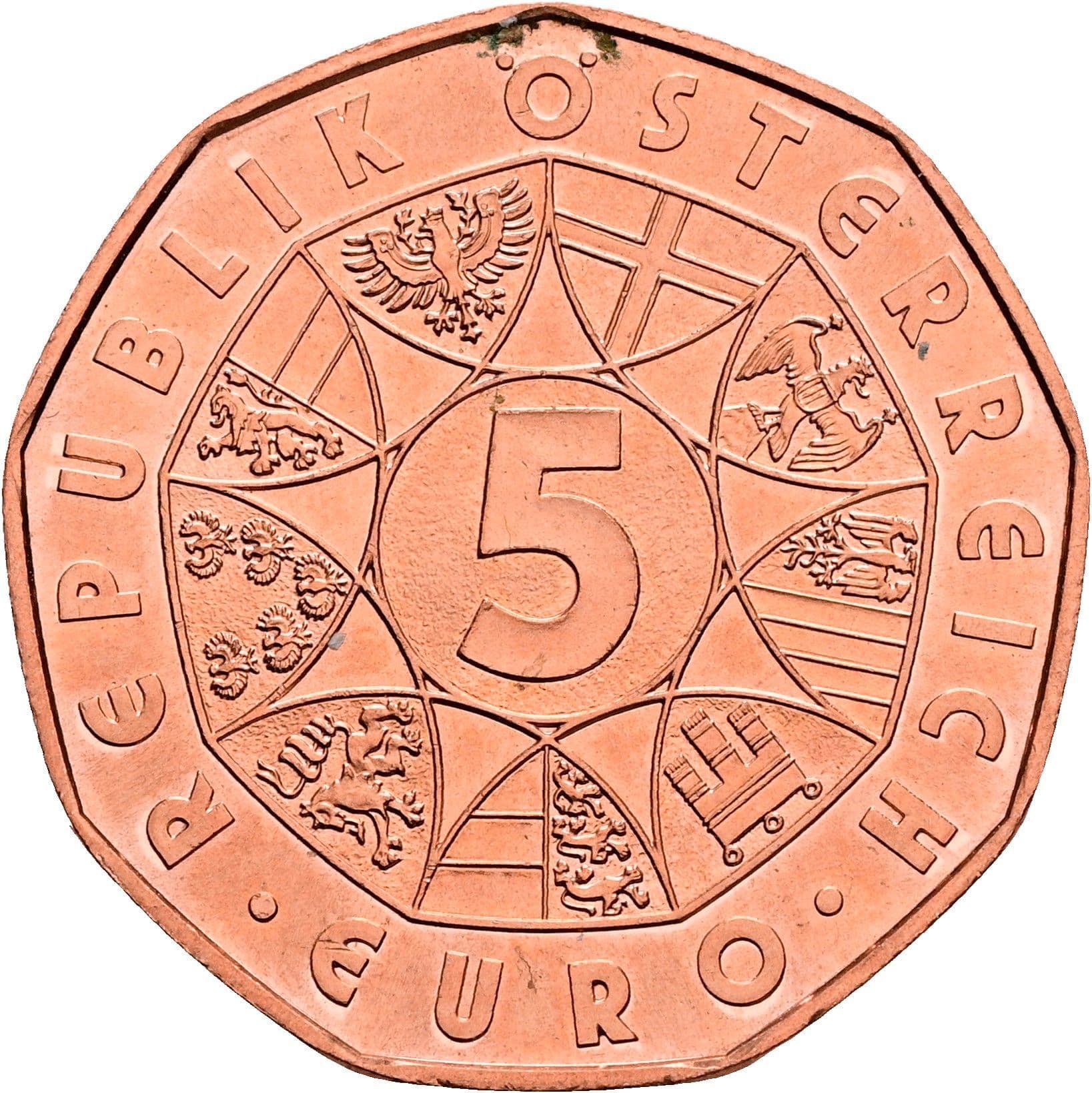5 Euro 2015 – Vorderseite