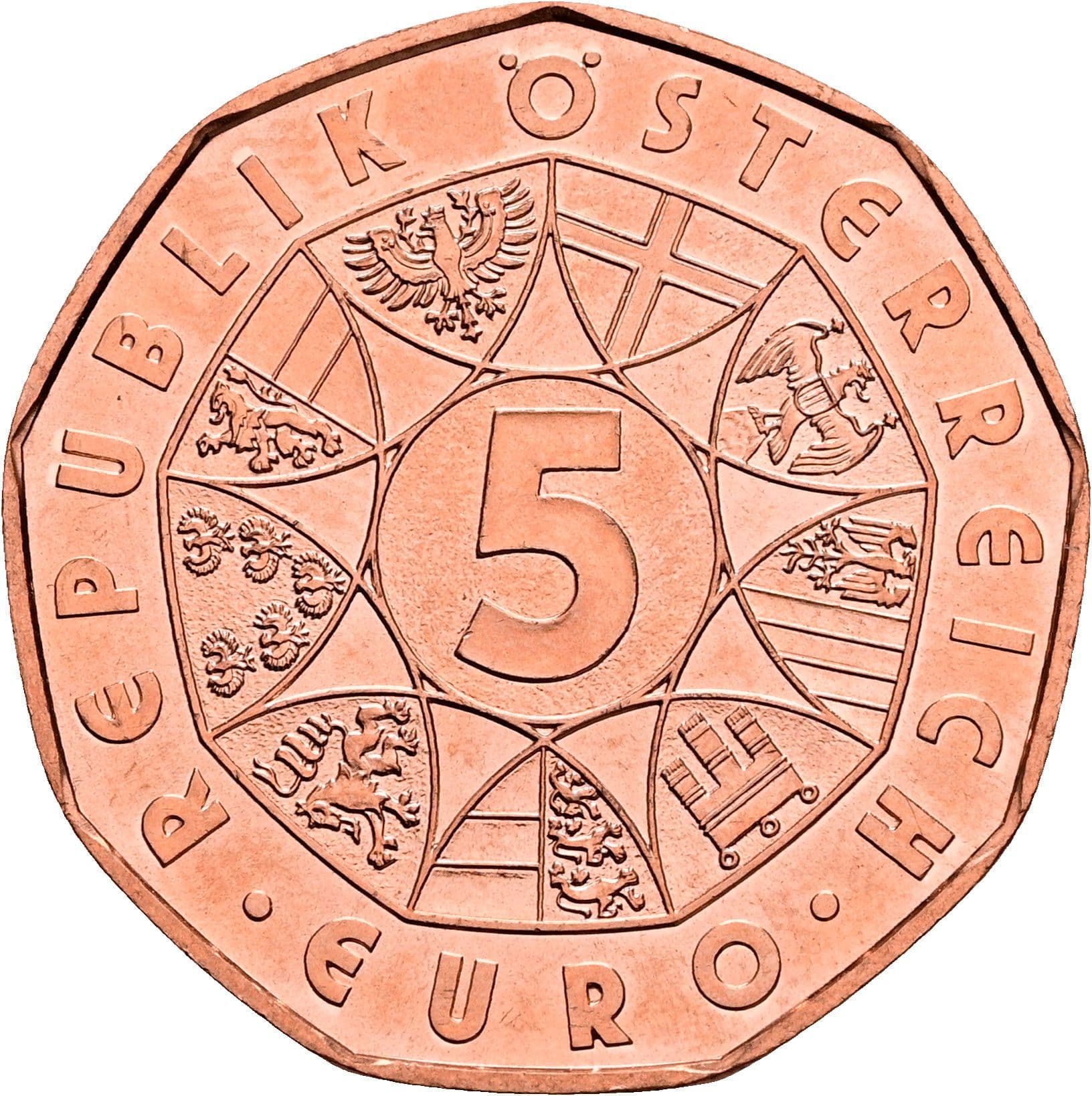 5 Euro 2015 – Vorderseite
