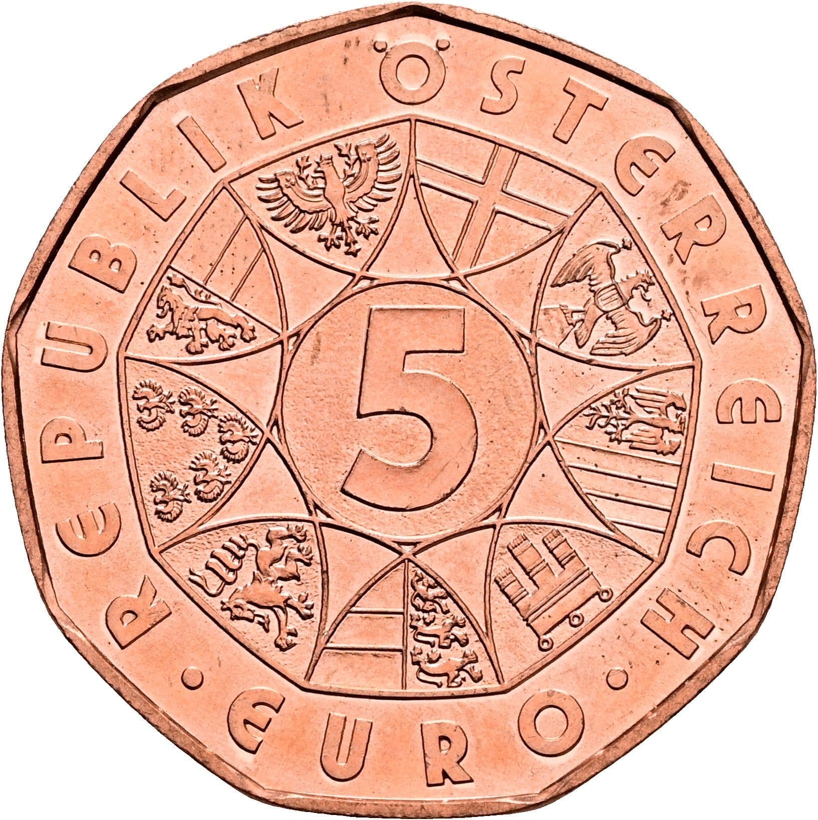 5 Euro 2015 – Vorderseite