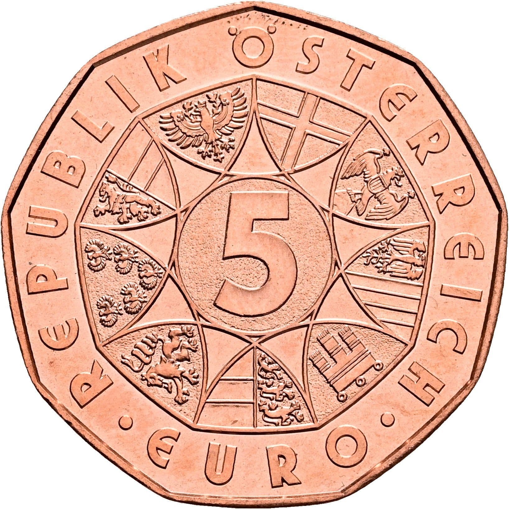 5 Euro 2019 – Vorderseite