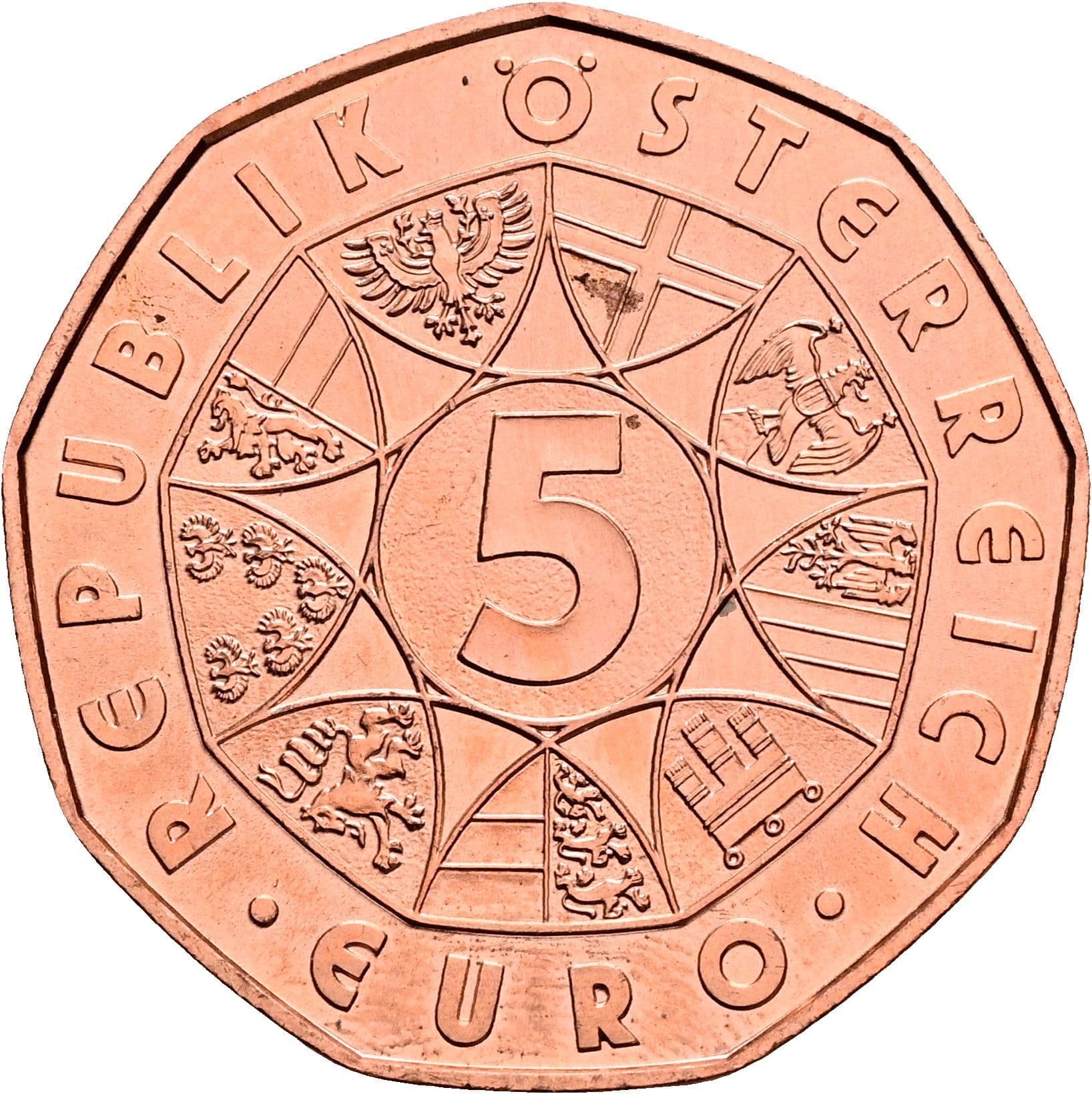 5 Euro 2017 – Vorderseite