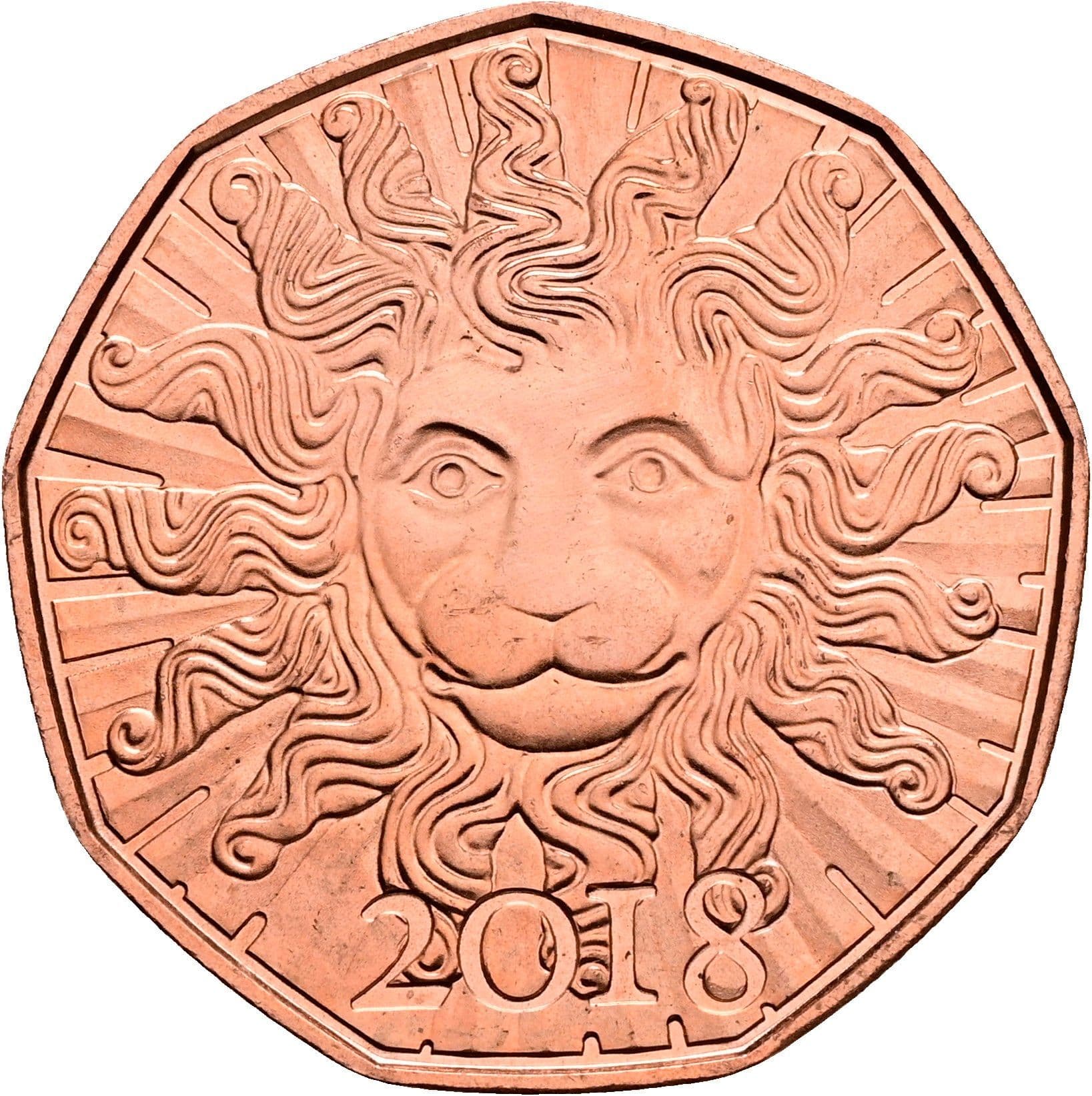5 Euro 2017 – Rückseite