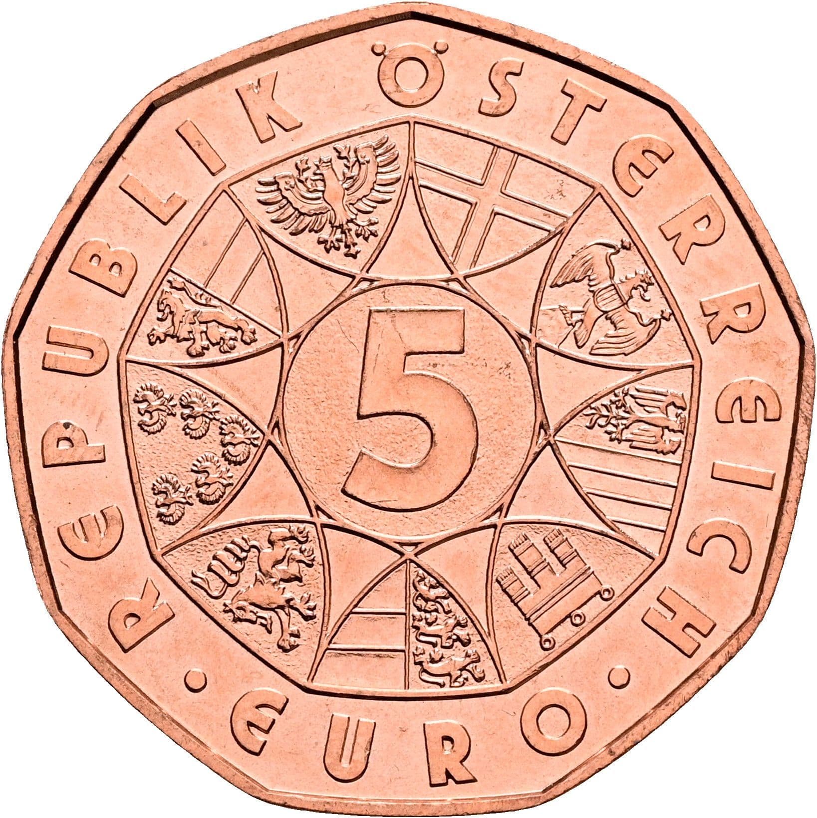 5 Euro 2018 – Vorderseite