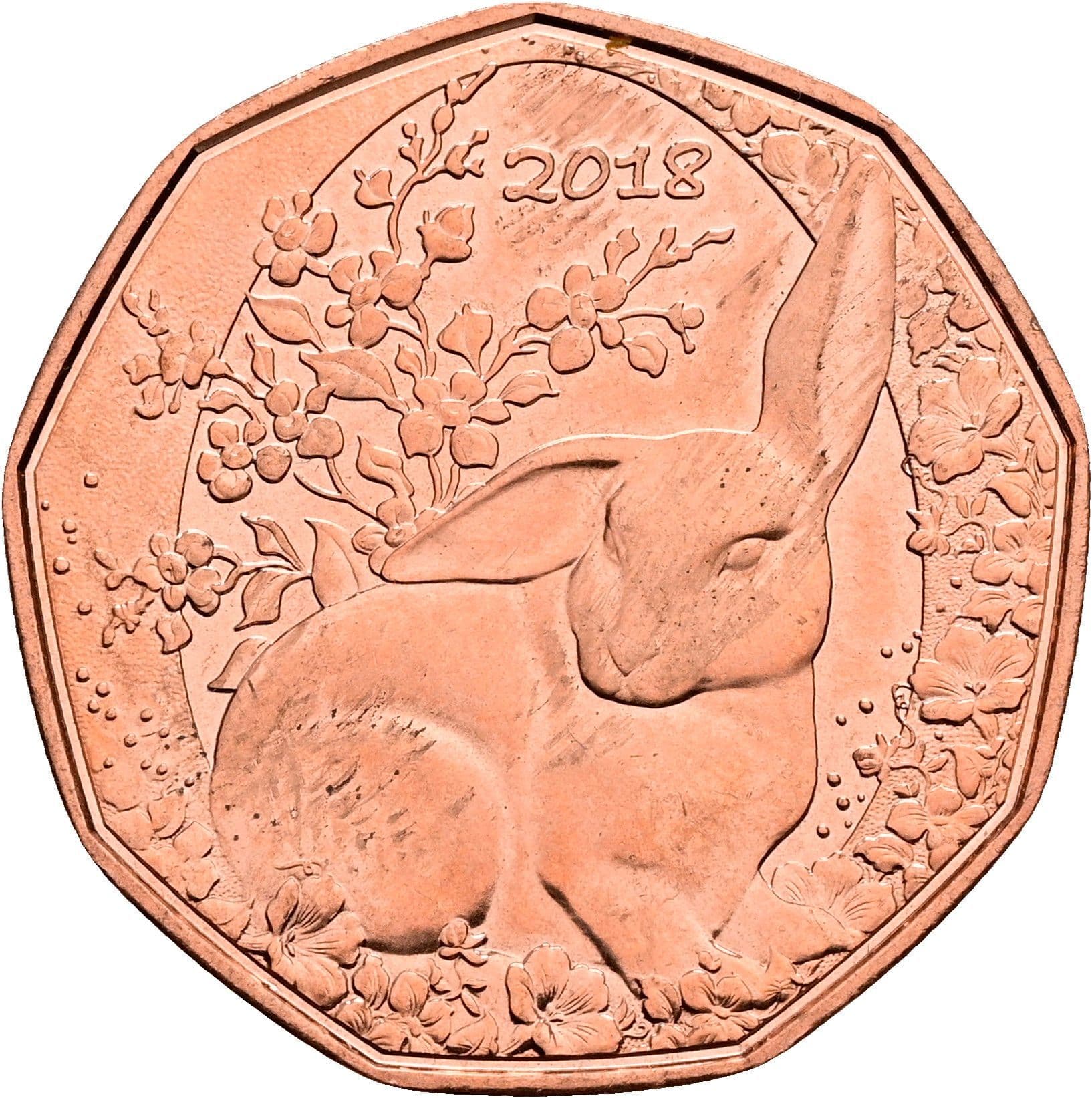 5 Euro 2018 – Rückseite