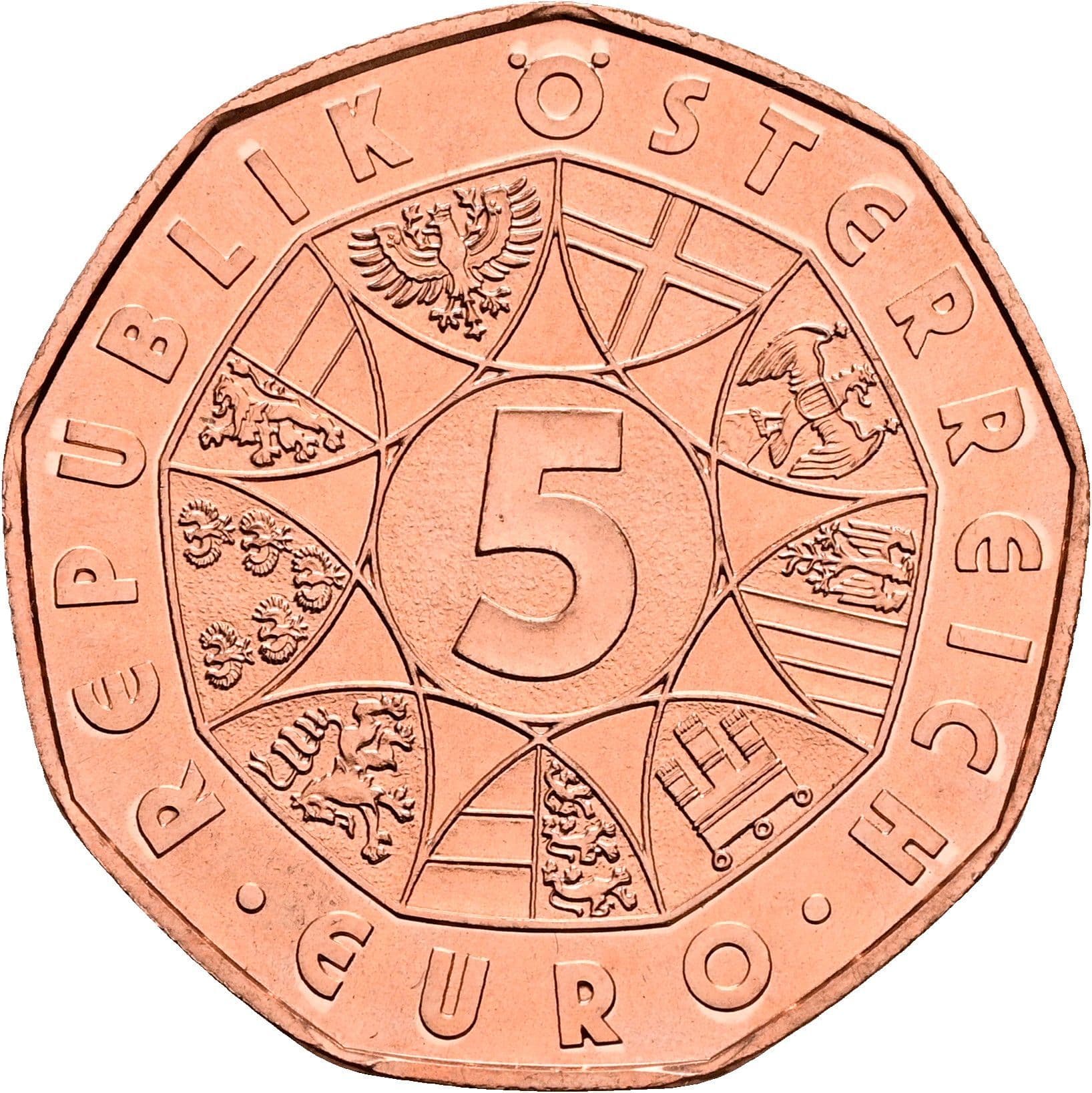 5 Euro 2015 – Vorderseite
