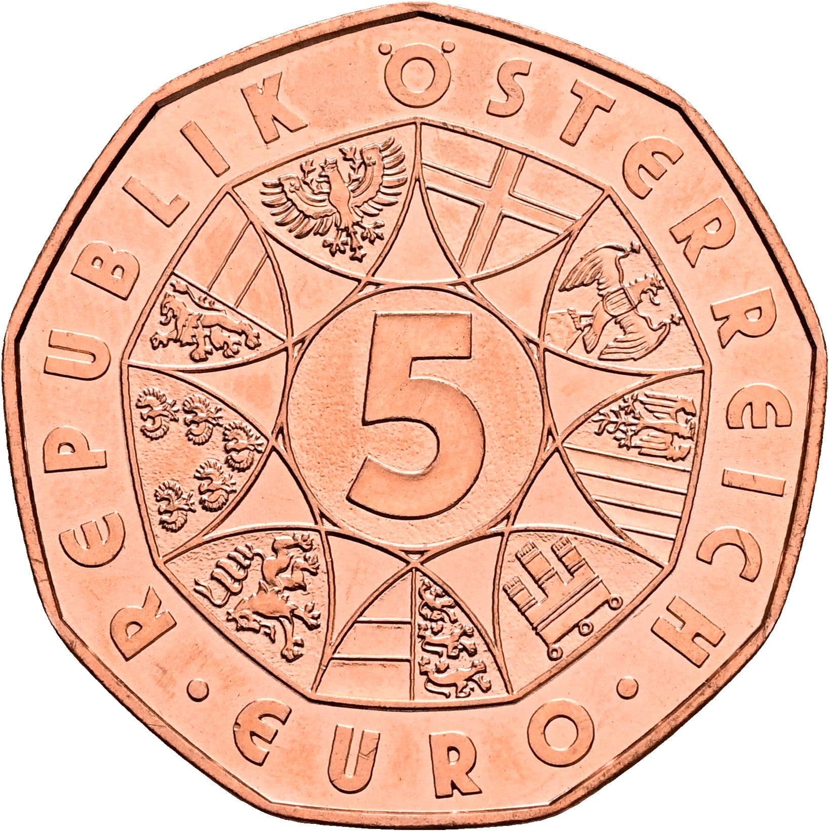 5 Euro 2015 – Vorderseite