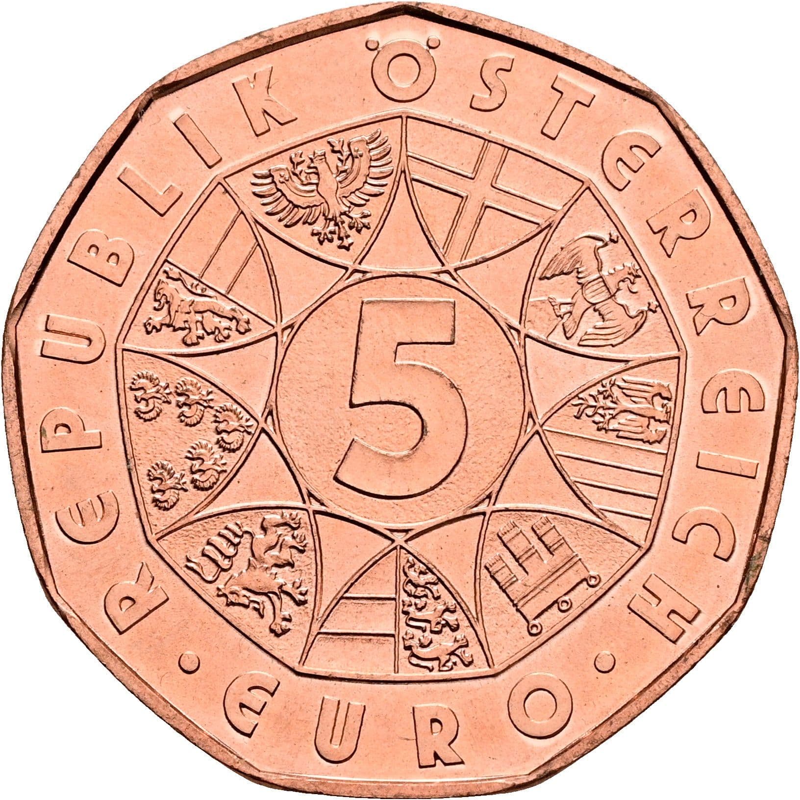 5 Euro 2015 – Vorderseite