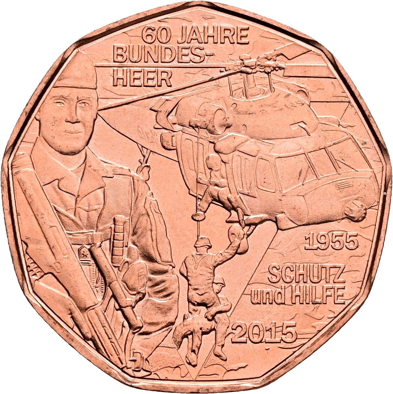 5 Euro 2015 – Rückseite