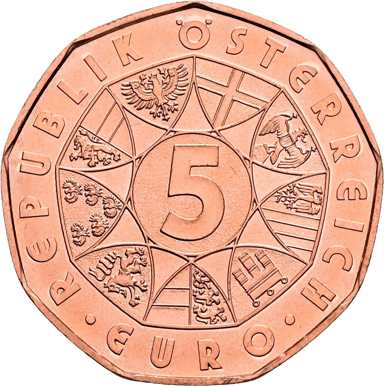 5 Euro 2015 – Vorderseite