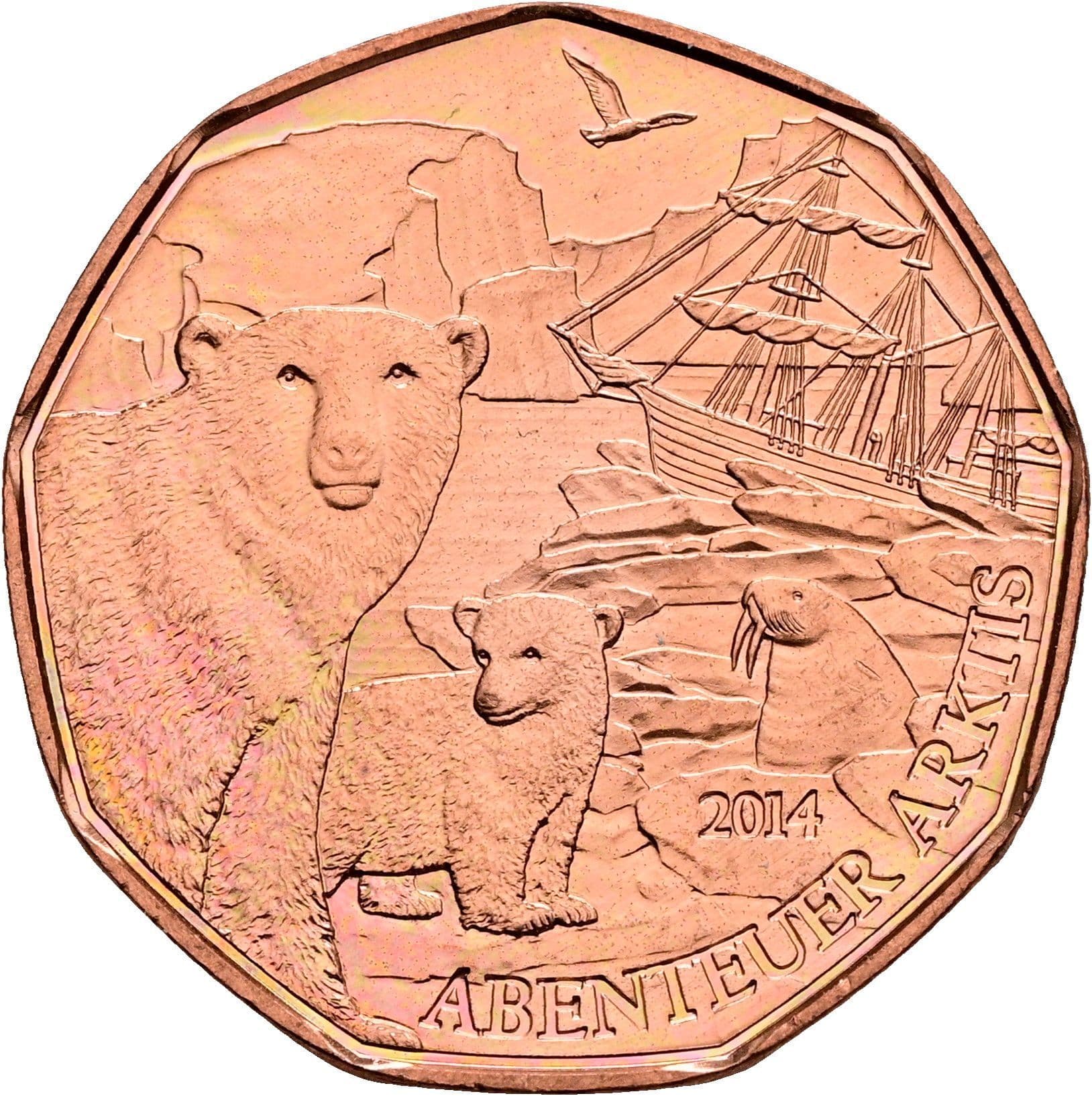 5 Euro 2014 – Rückseite