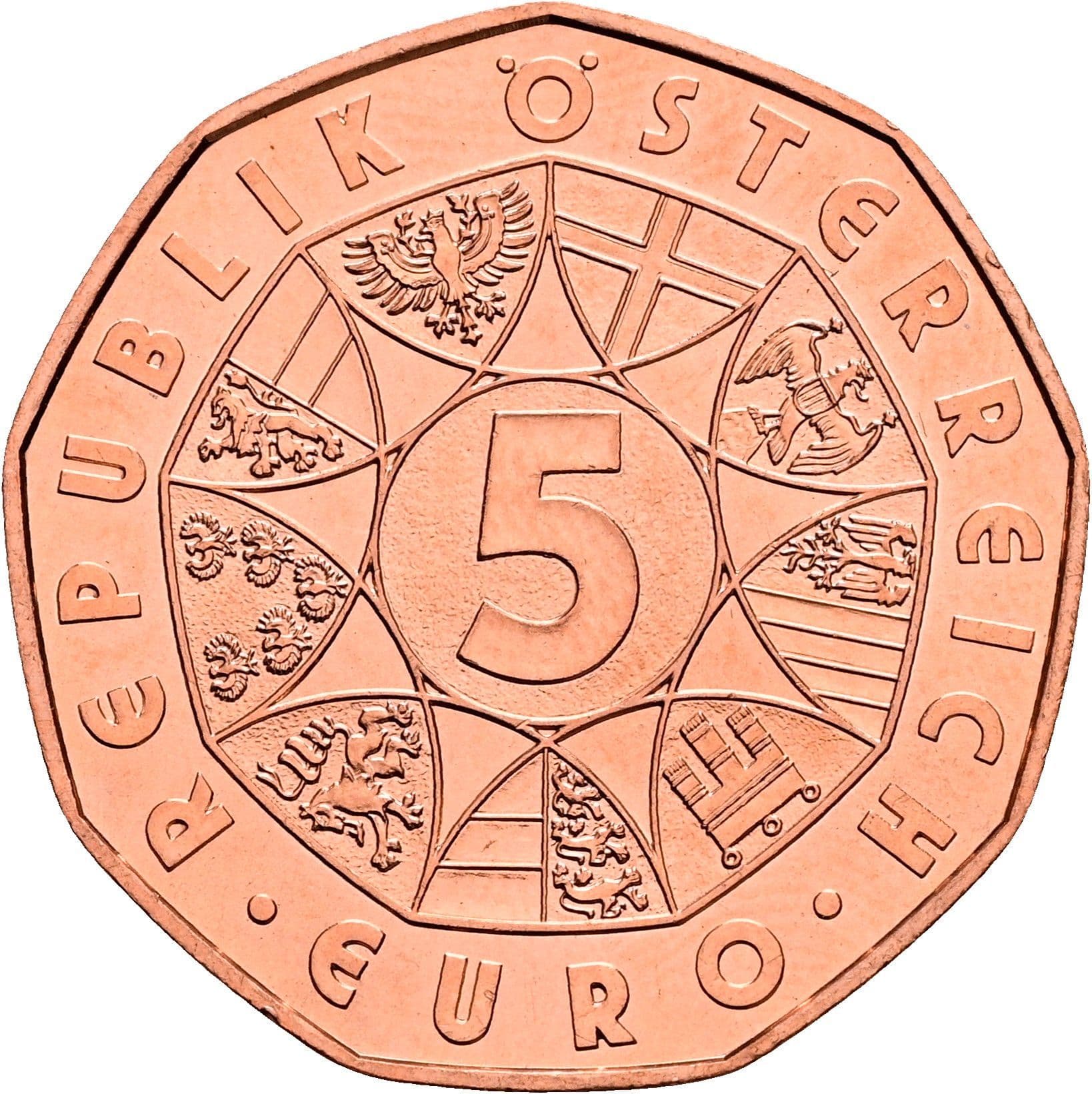 5 Euro 2015 – Vorderseite
