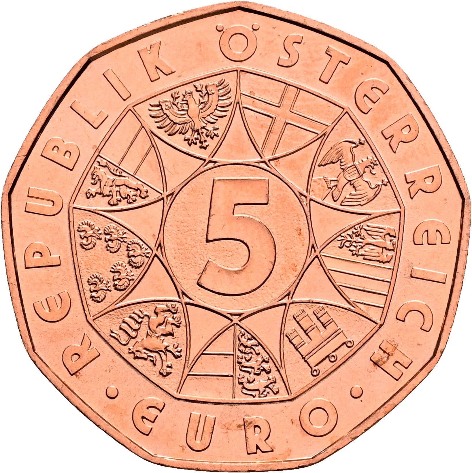 5 Euro 2015 – Vorderseite