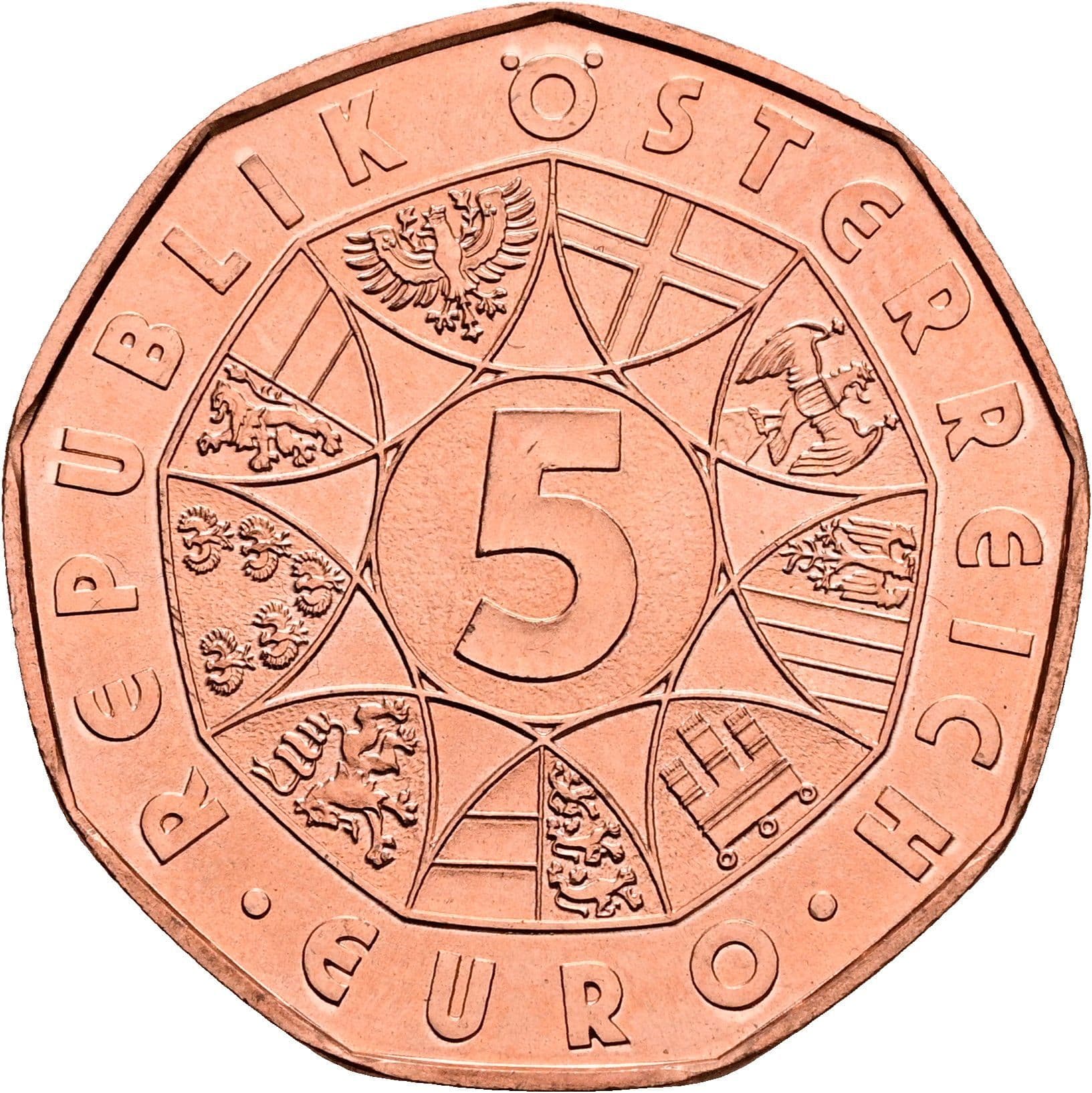 5 Euro 2015 – Vorderseite