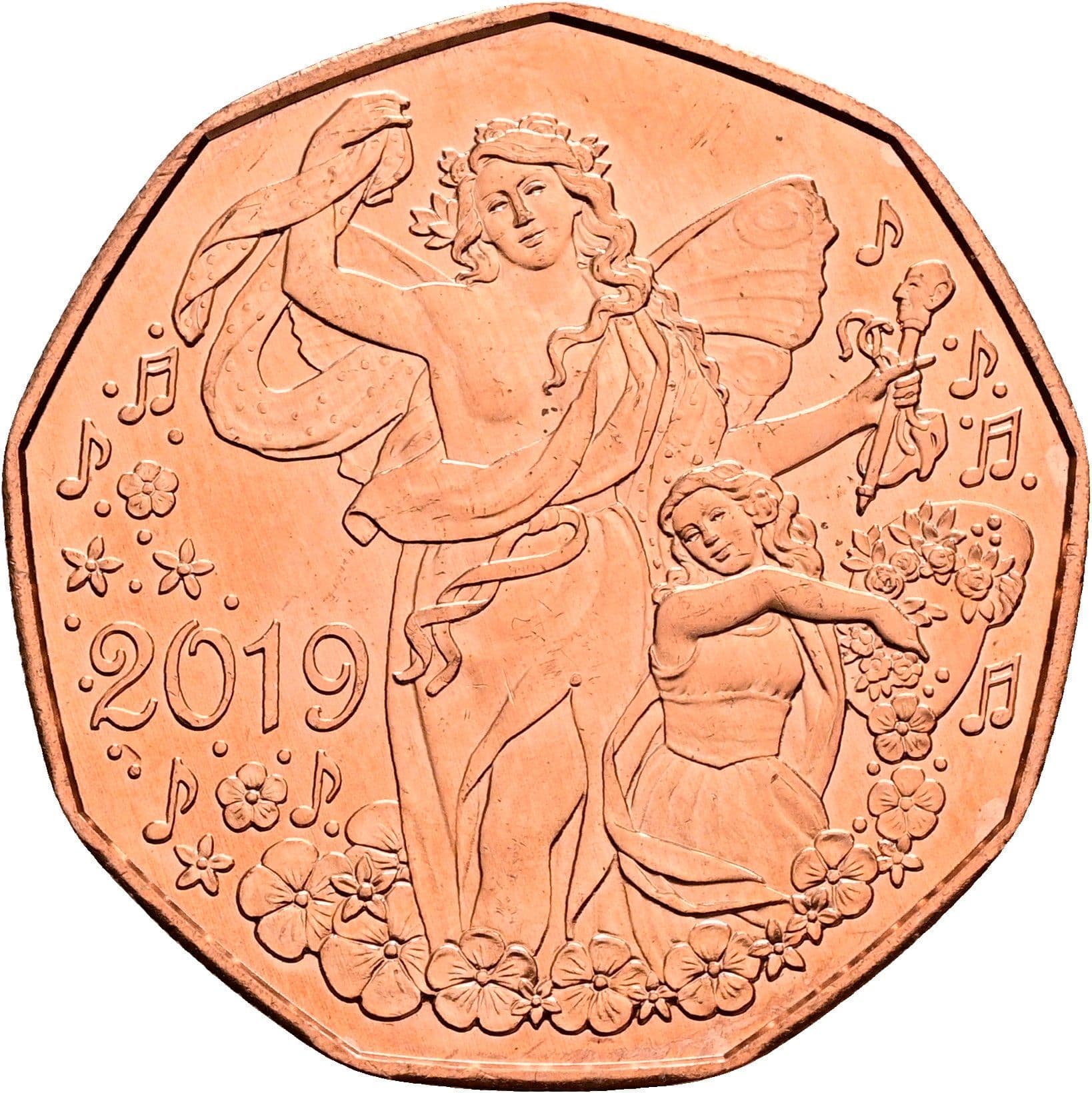 5 Euro 2018 – Rückseite