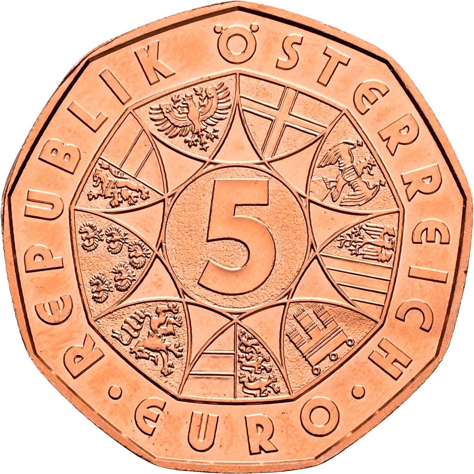 5 Euro 2018 – Vorderseite