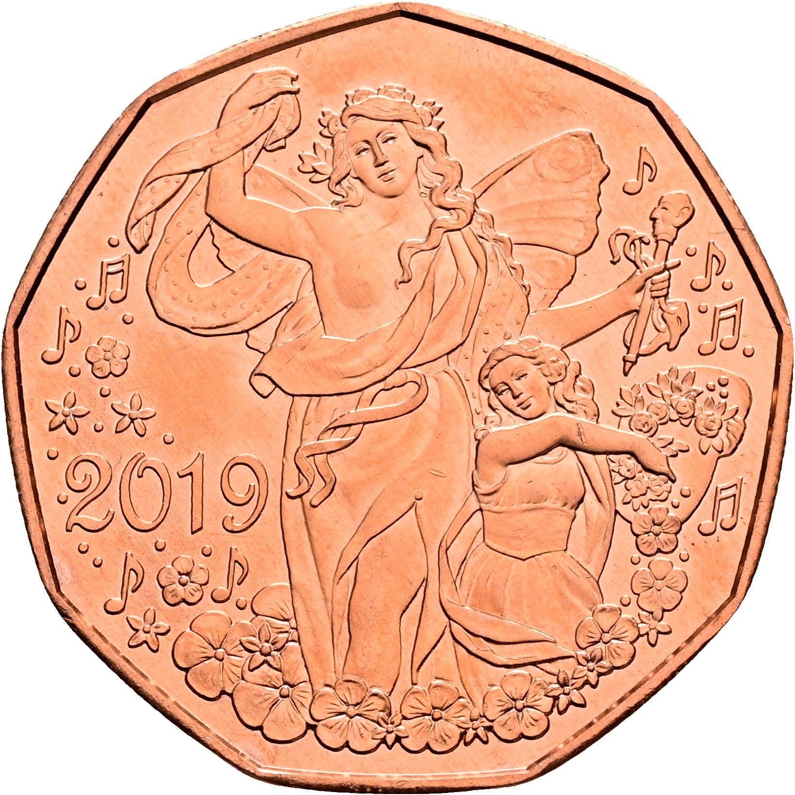5 Euro 2018 – Rückseite