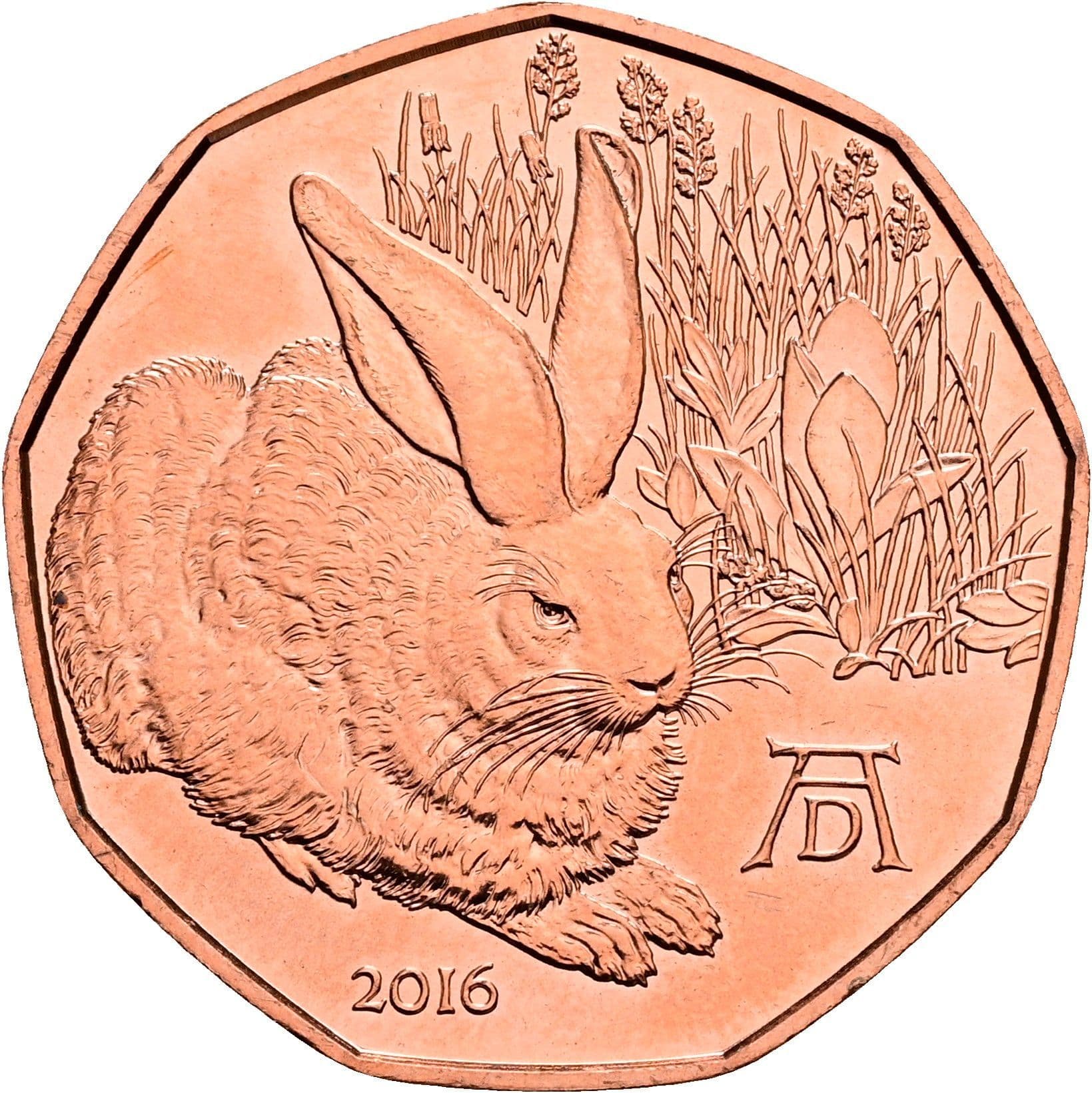 5 Euro 2016 – Rückseite