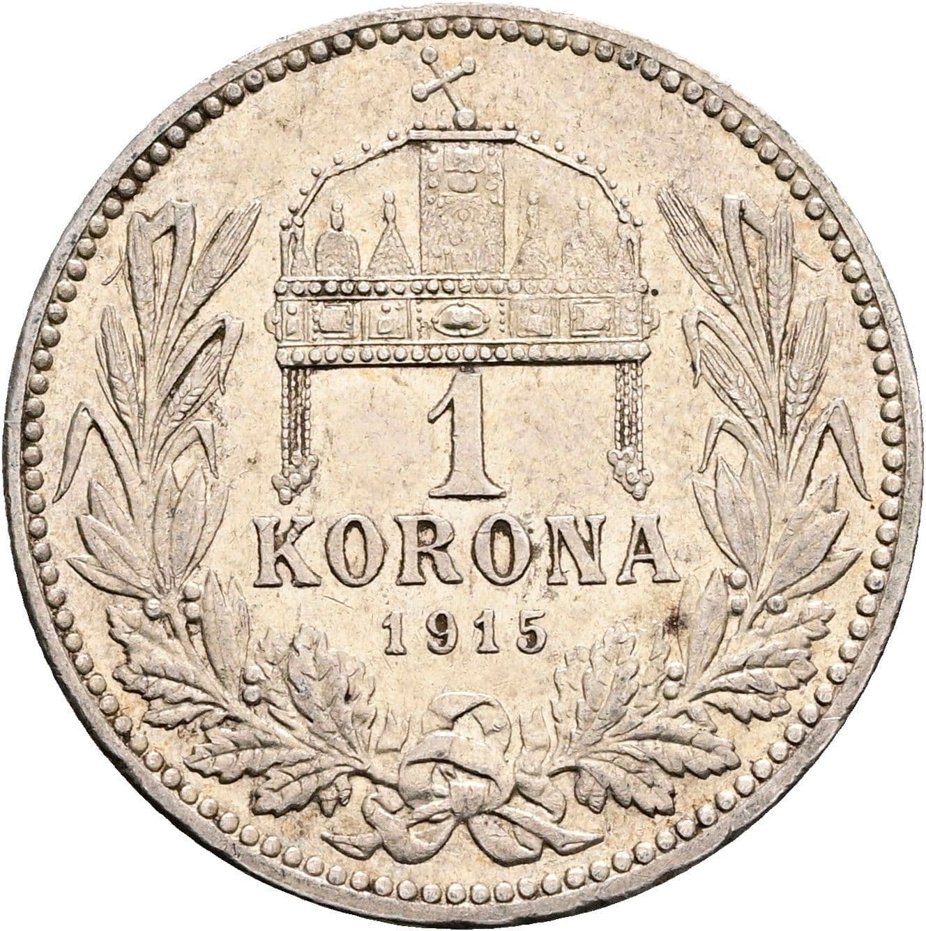 1 Korona Franz Joseph I. 1848-1916 1915 KB – Rückseite