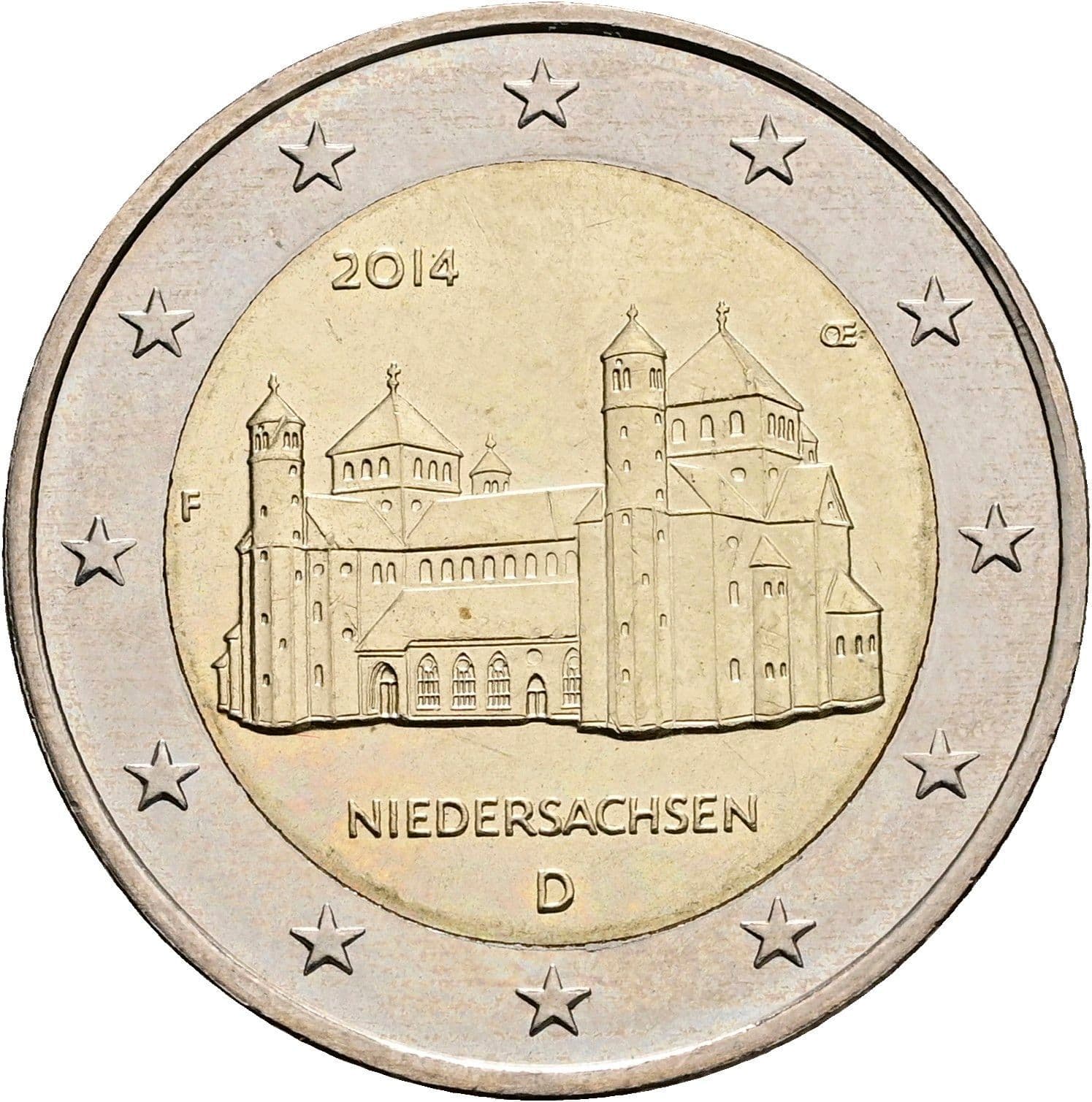 2 Euro 2014 D – Rückseite