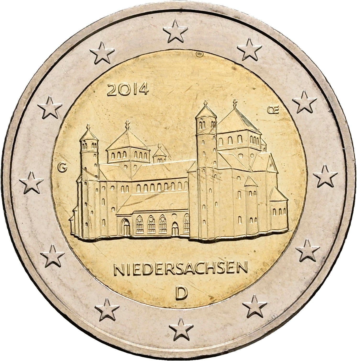 2 Euro 2014 D – Rückseite