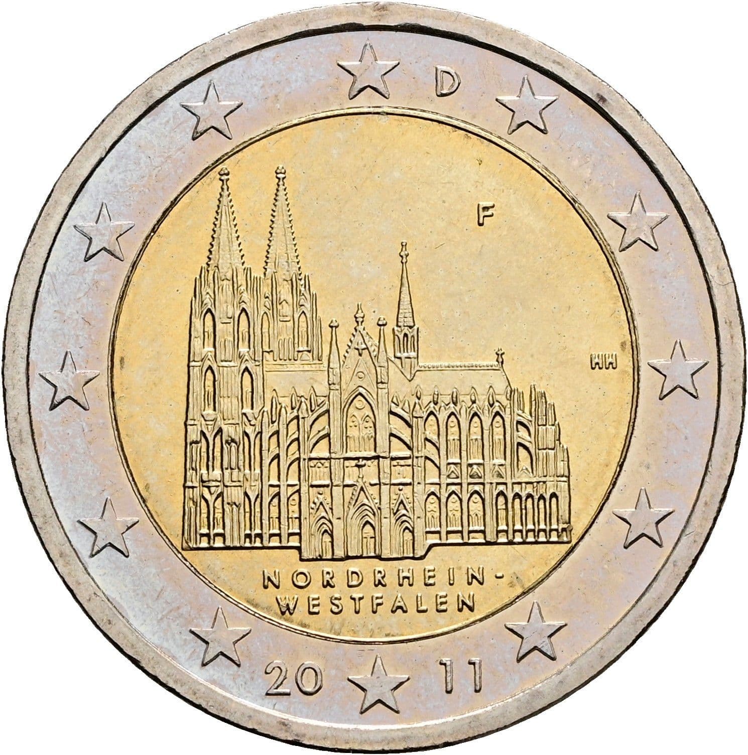 2 Euro 2011 F – Rückseite