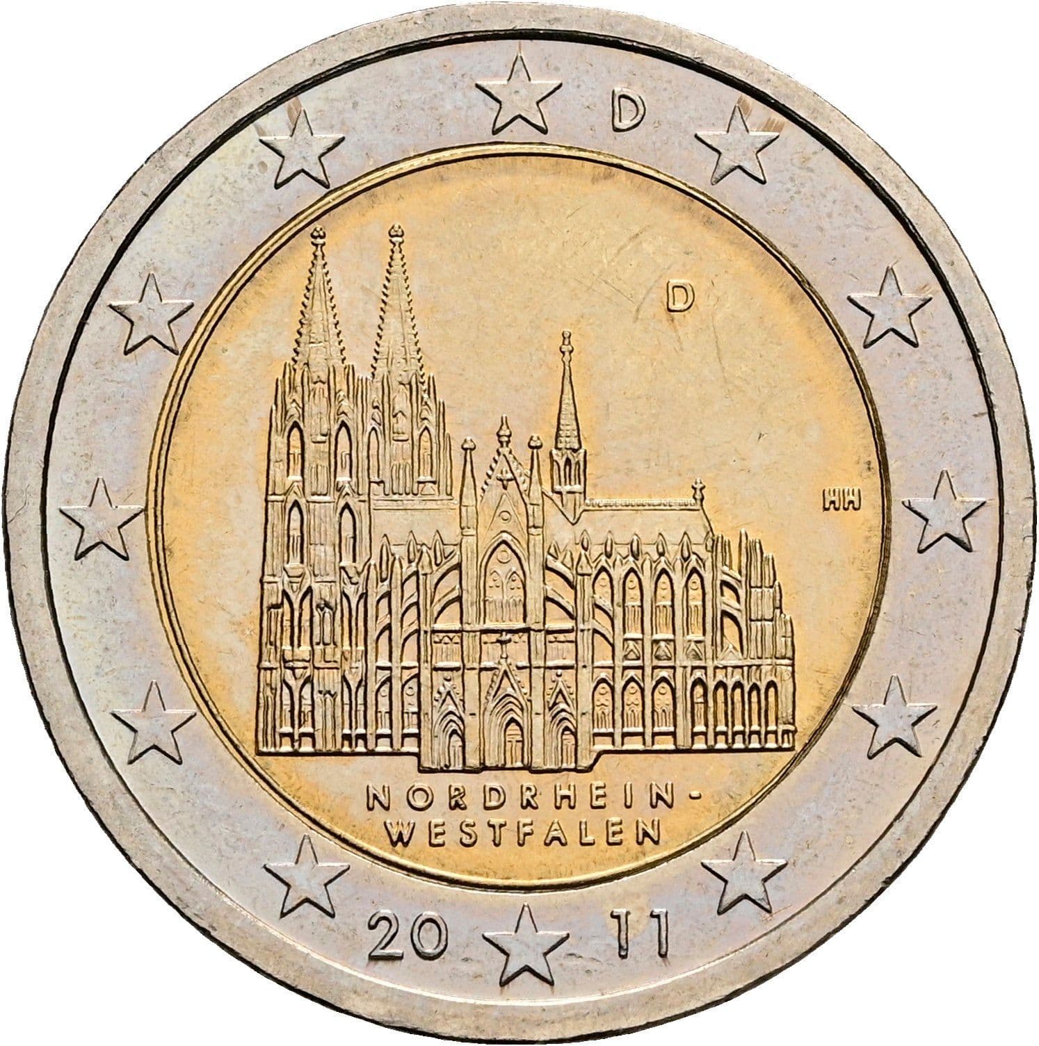2 Euro 2011 D – Rückseite