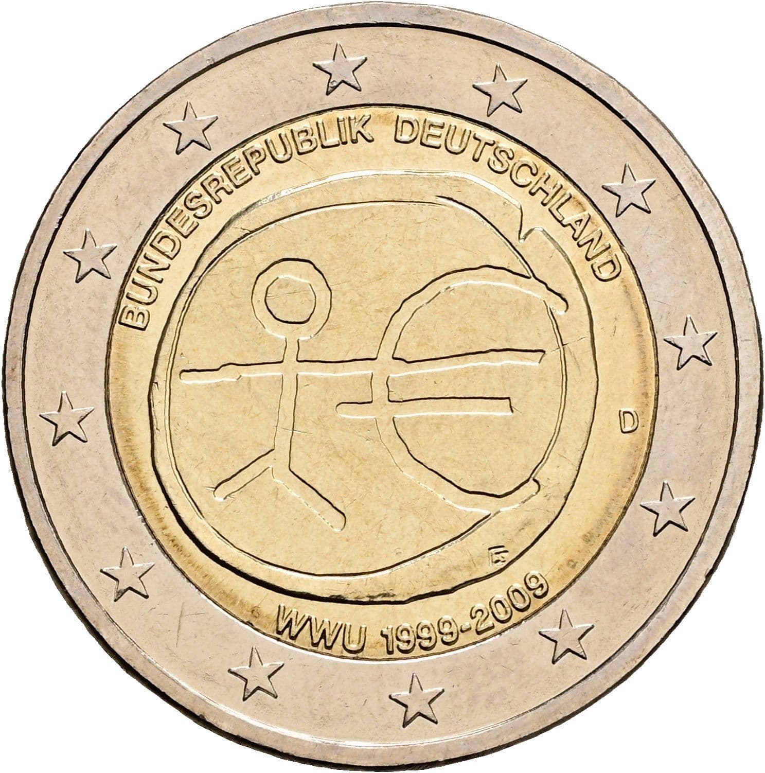 2 Euro 2009 D – Rückseite