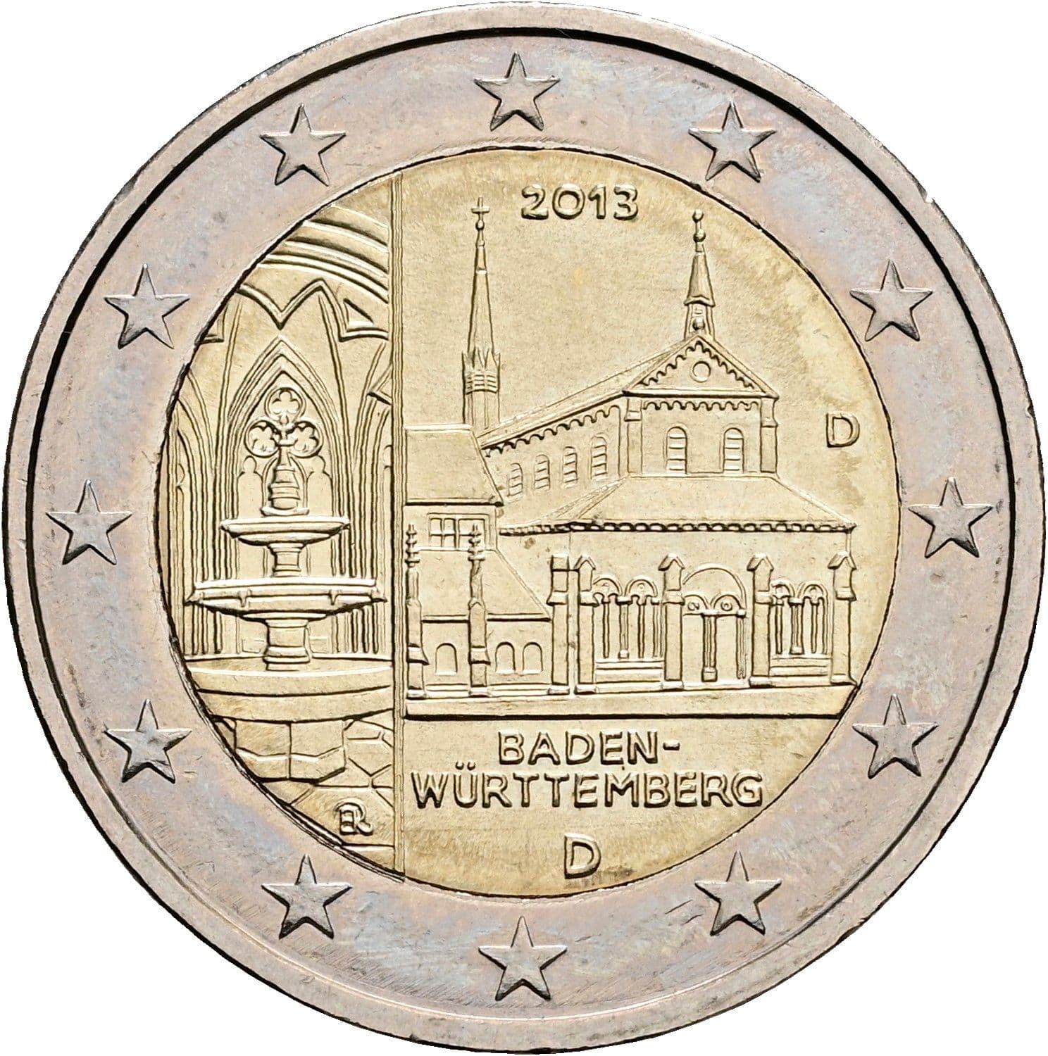 2 Euro 2013 D – Rückseite