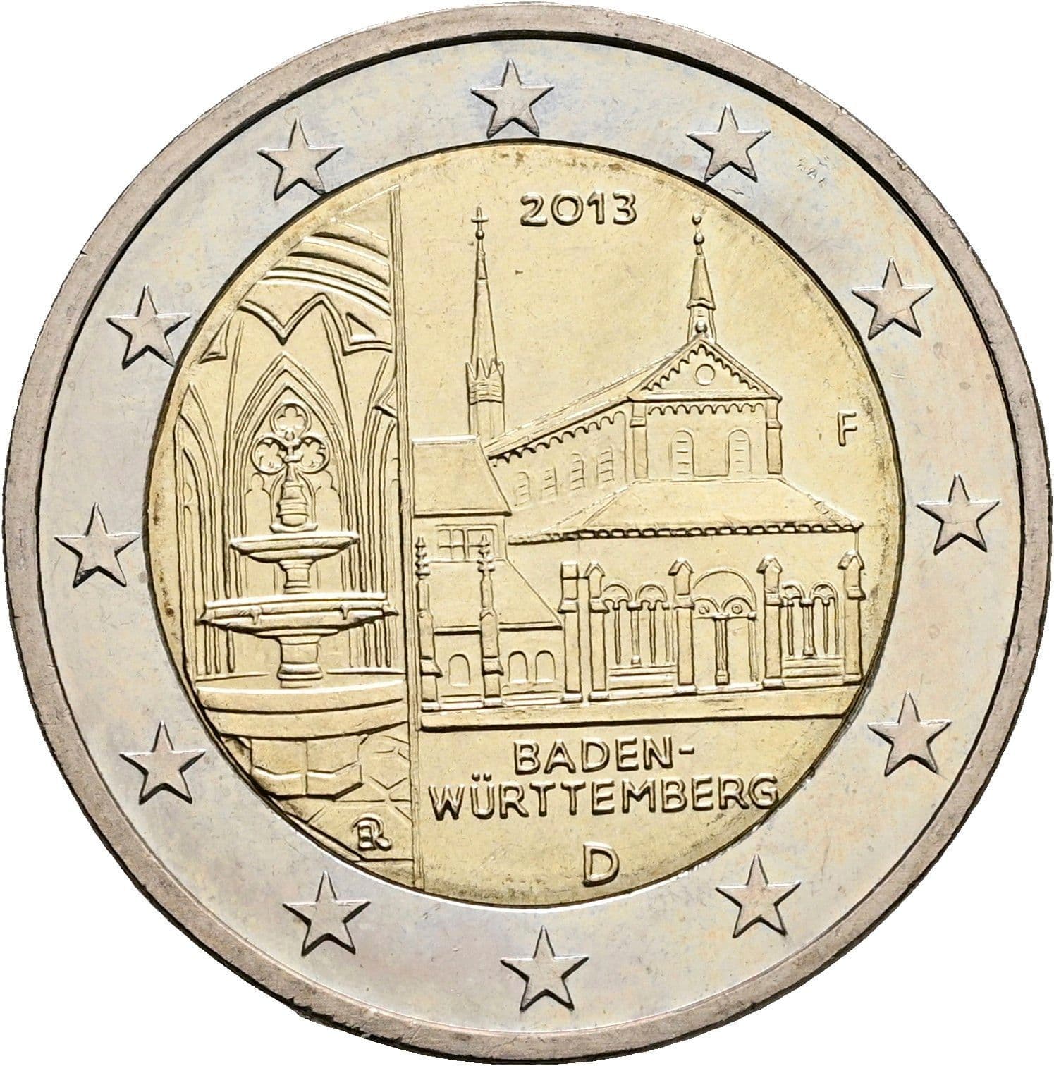 2 Euro 2013 D – Rückseite