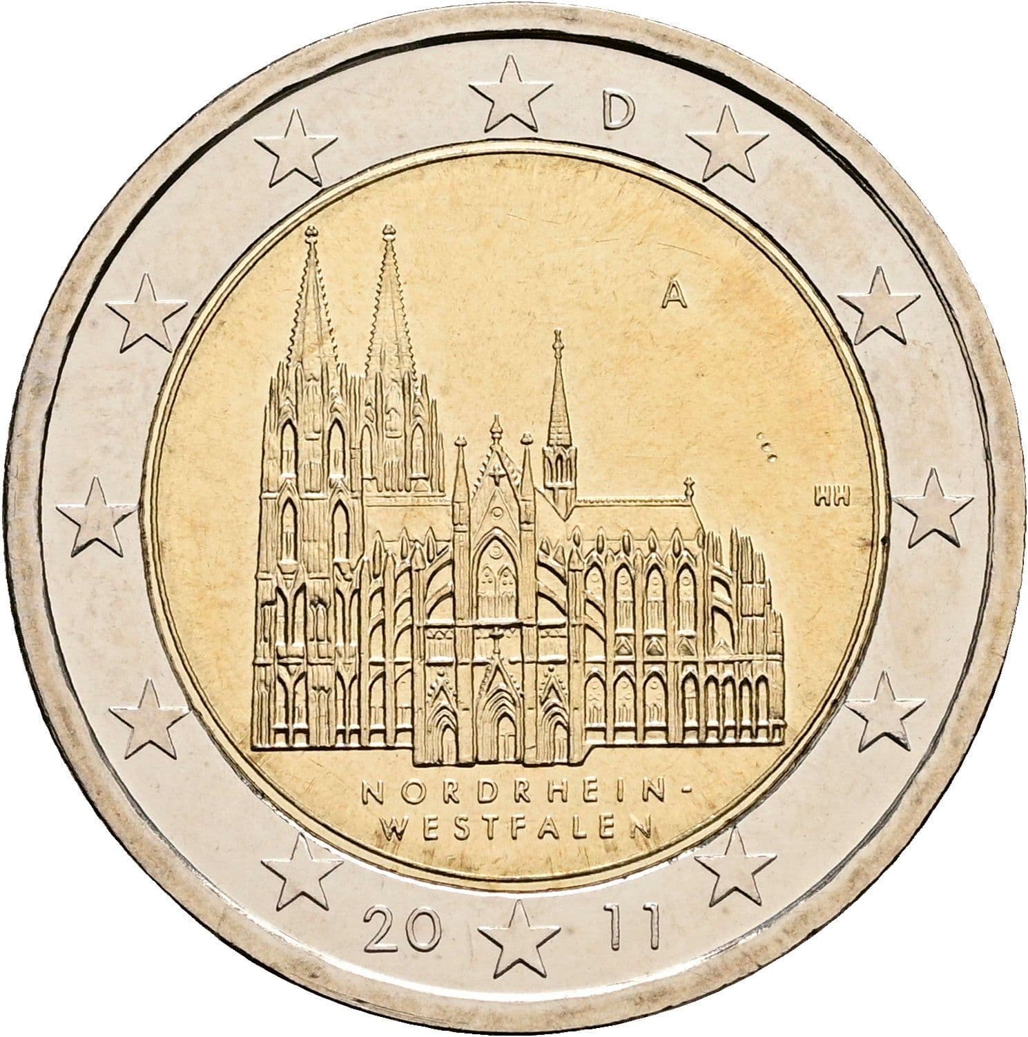 2 Euro 2011 A – Rückseite